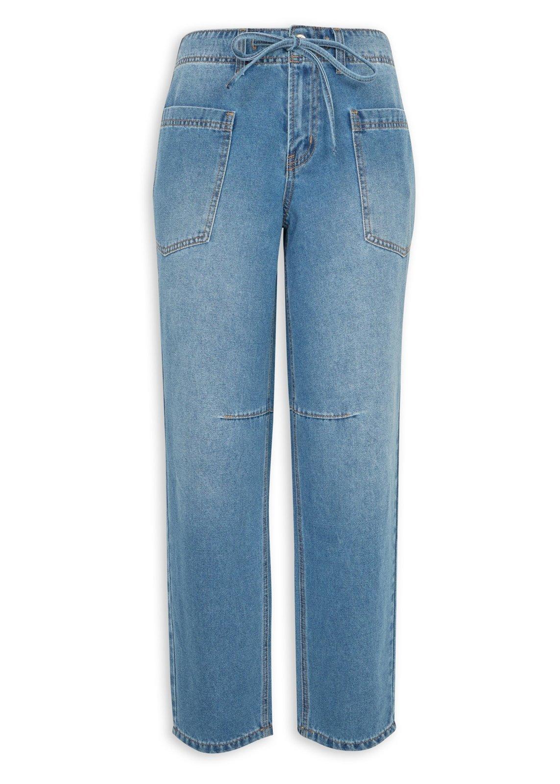 Blue Self Tie Straight Leg Jeans (3231471) | OUTBACK RED