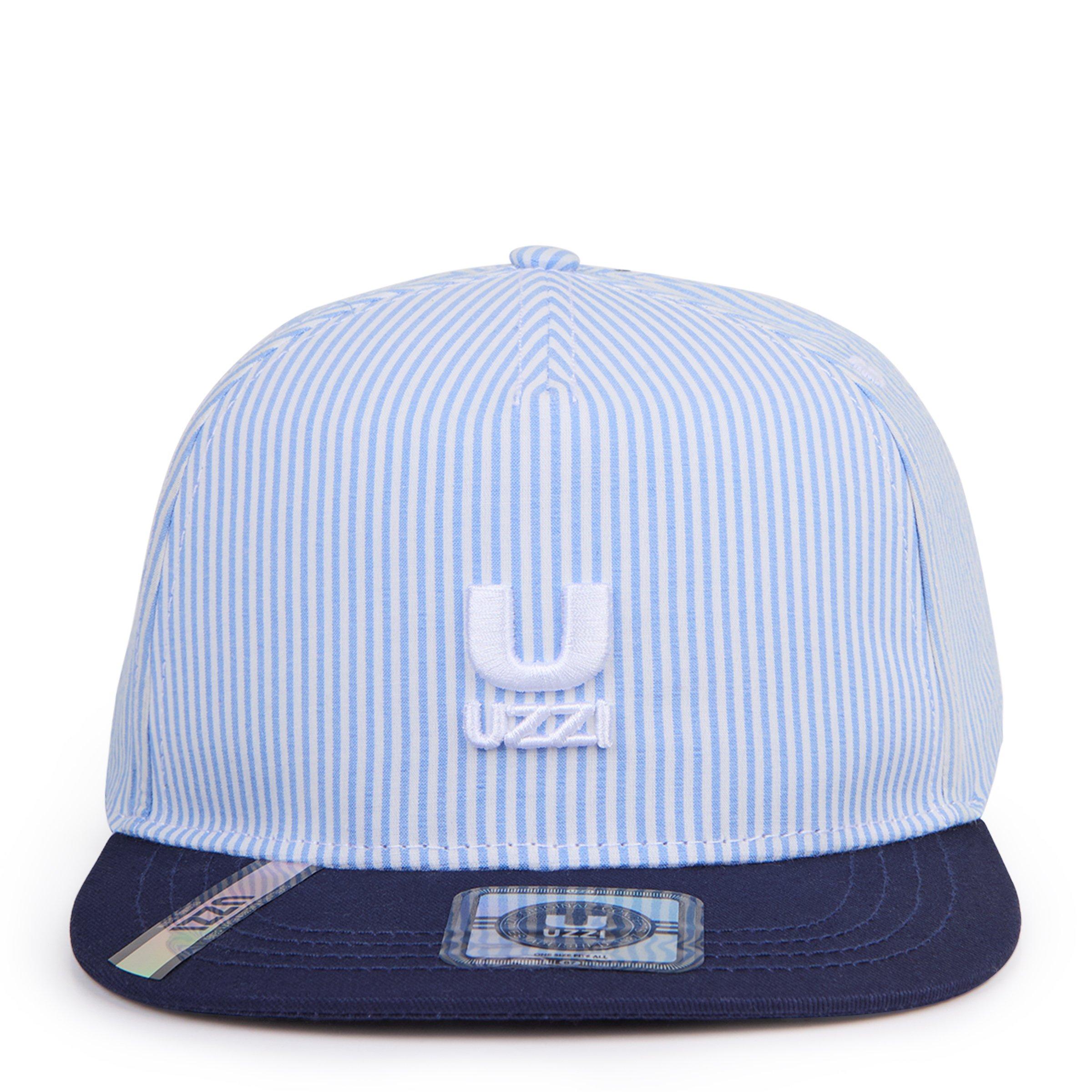 Blue Striped Flatbill Peak Cap (3231853) | UZZI