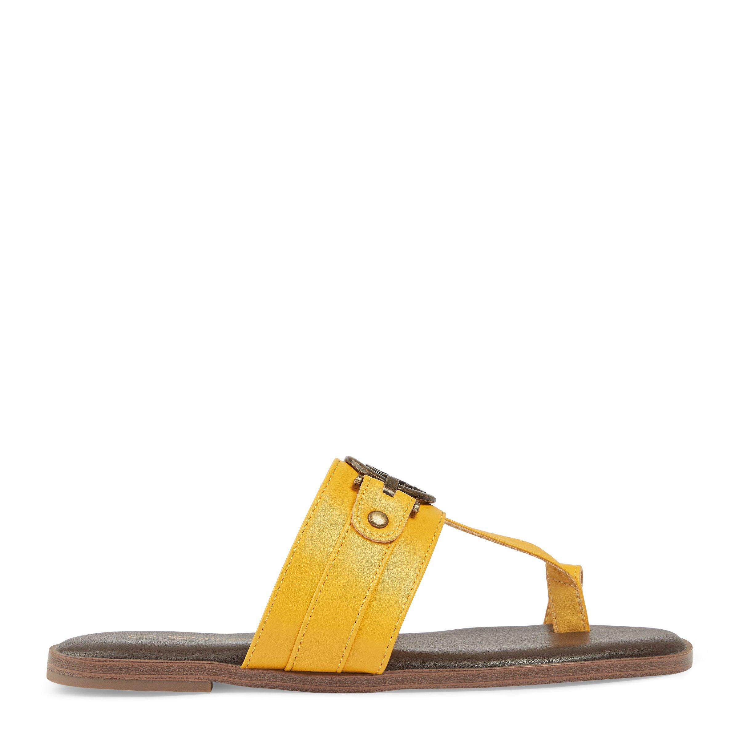 Yellow Toepost Sandals (3232378) | Ginger Mary