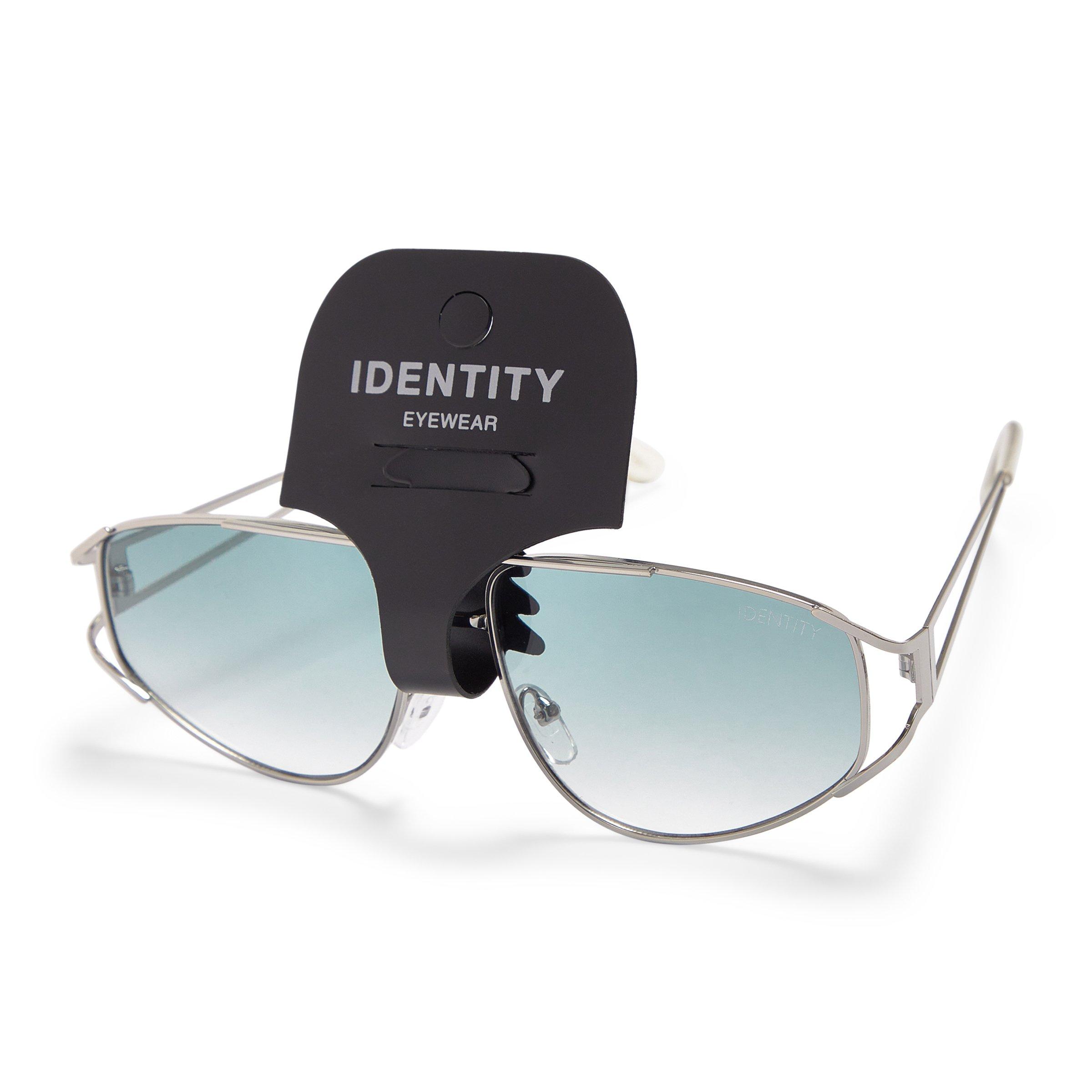 Silver Metal Frame Aviator Sunglasses (3232849) | Identity