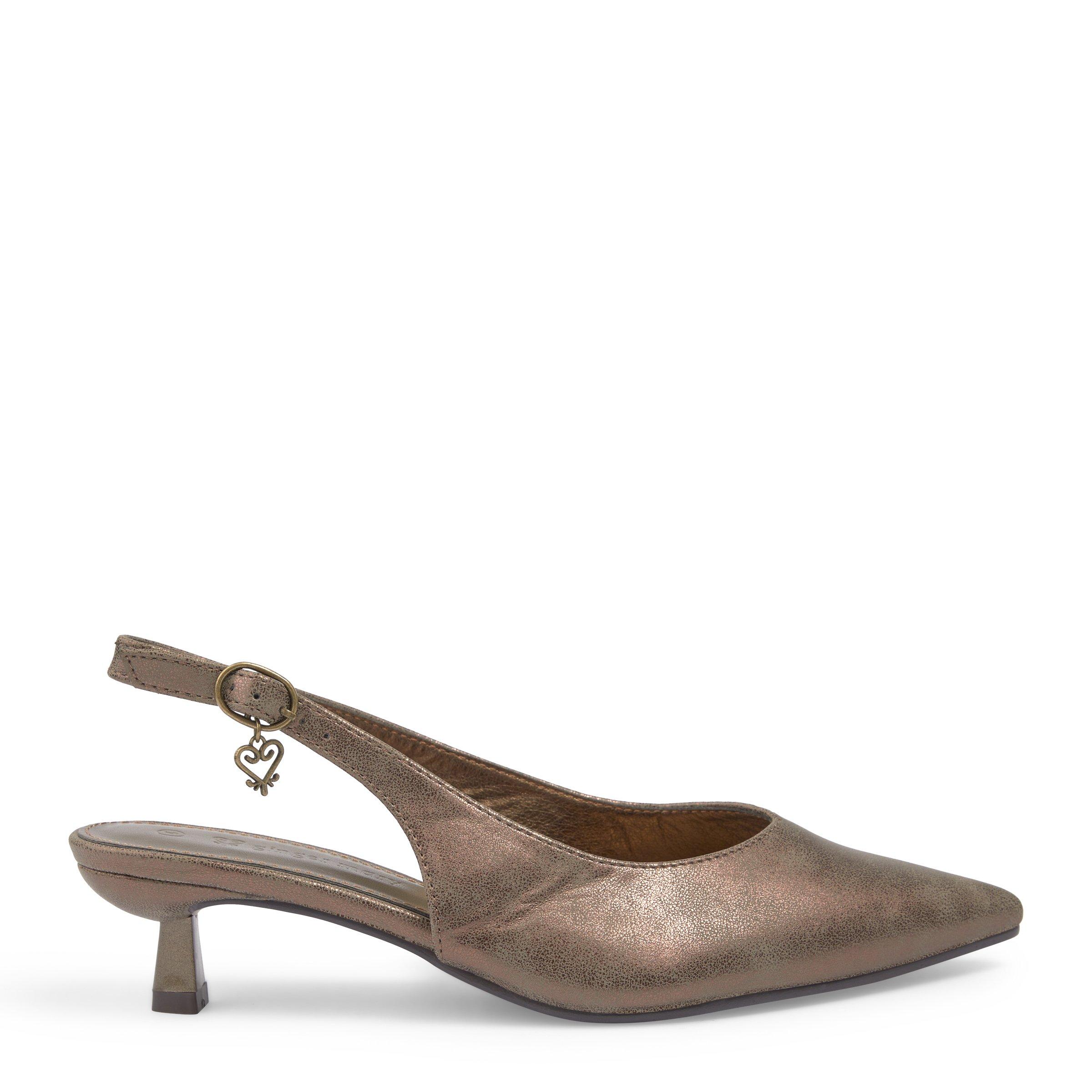 Bronze Slingback Heels (3233185) | Ginger Mary