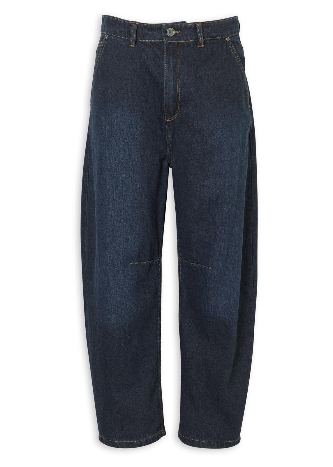 Indigo Barrel Leg Jeans (3233186) | Exstream