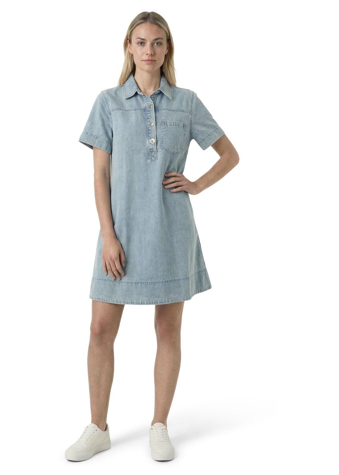 truworths denim dresses Light Wash Denim Shirt Dress (3233322)
