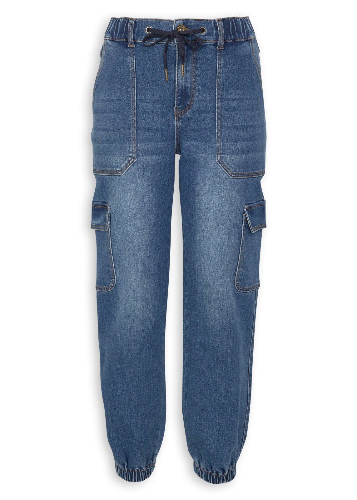 Mid Wash Utility Jogger Jeans (3233488) | OUTBACK RED