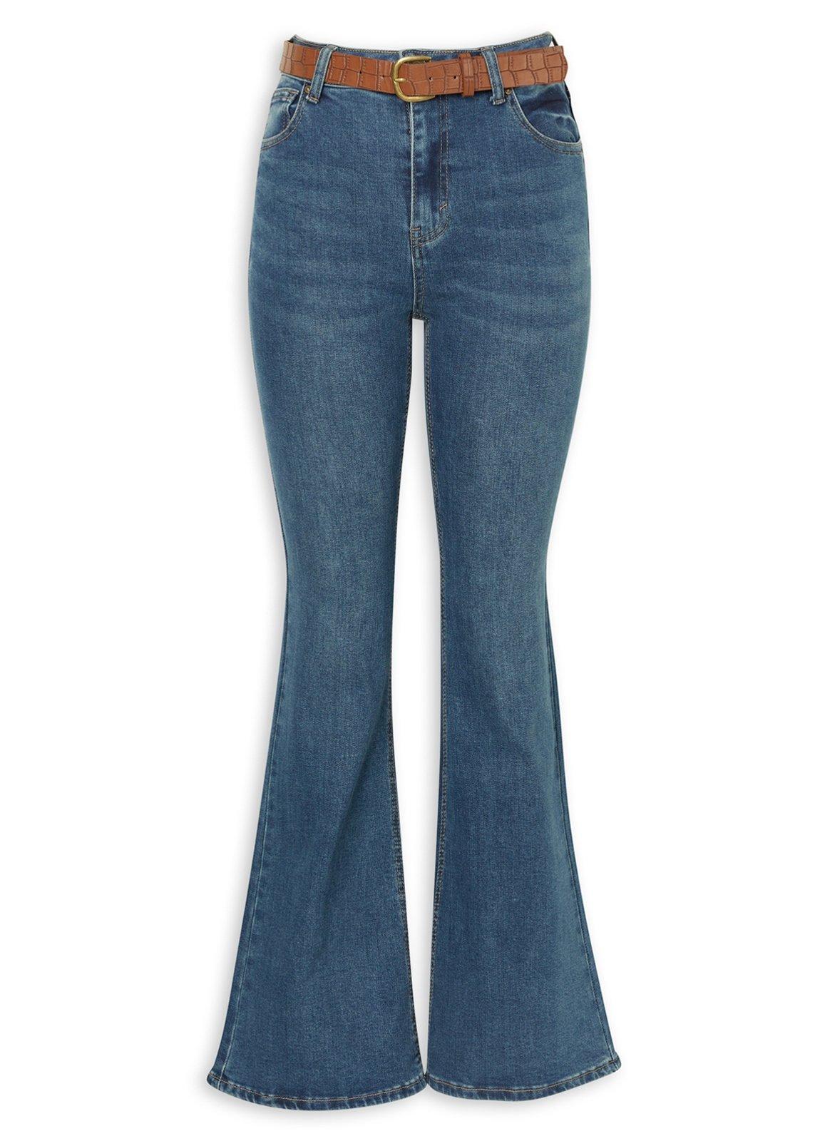 High-Rise Flared Jeans with Belt (3233926) | OUTBACK RED High-Rise Flared Jeans with Belt (3233926) | OUTBACK RED