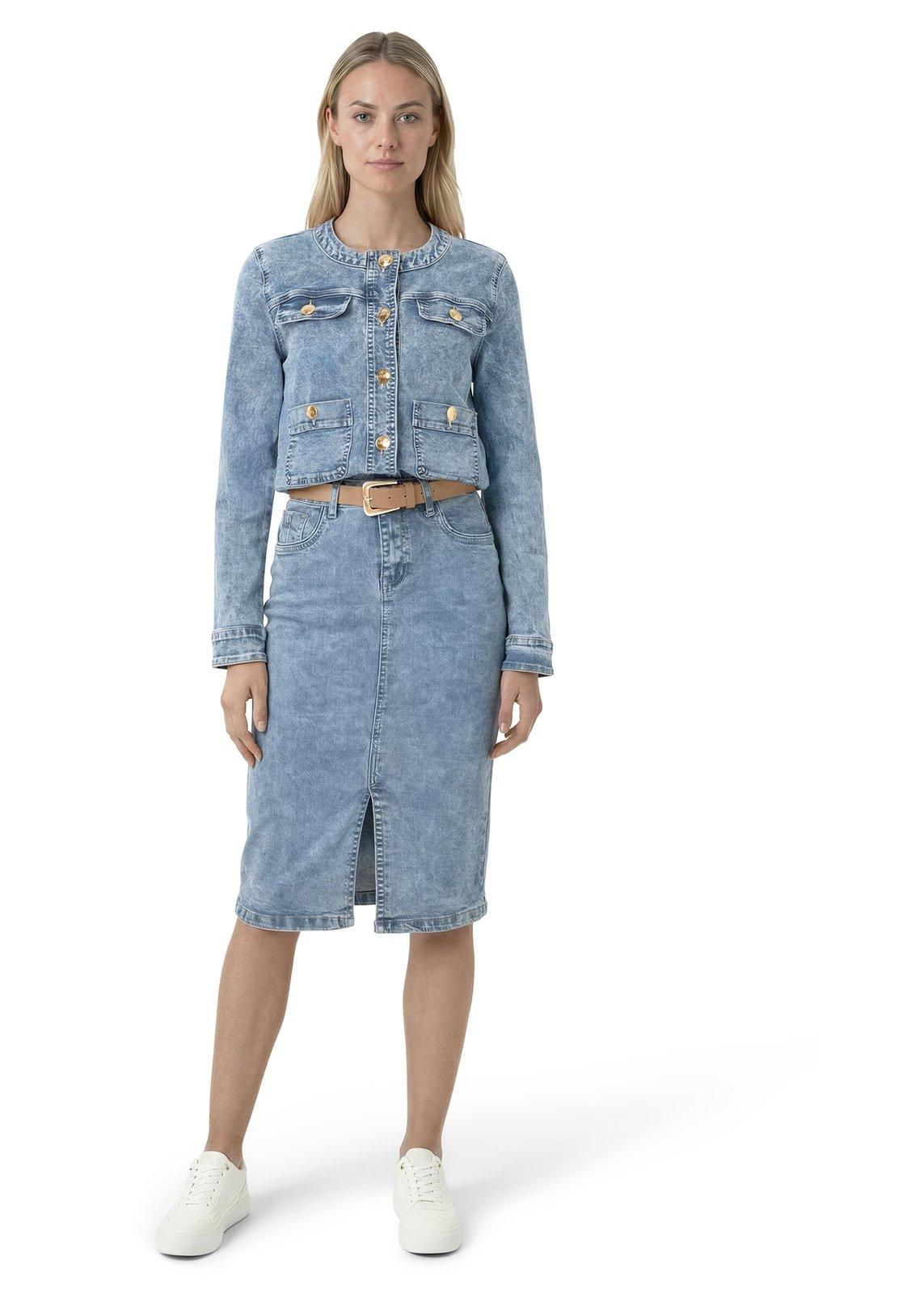 Light Wash Denim Jacket (3233928) | OUTBACK RED