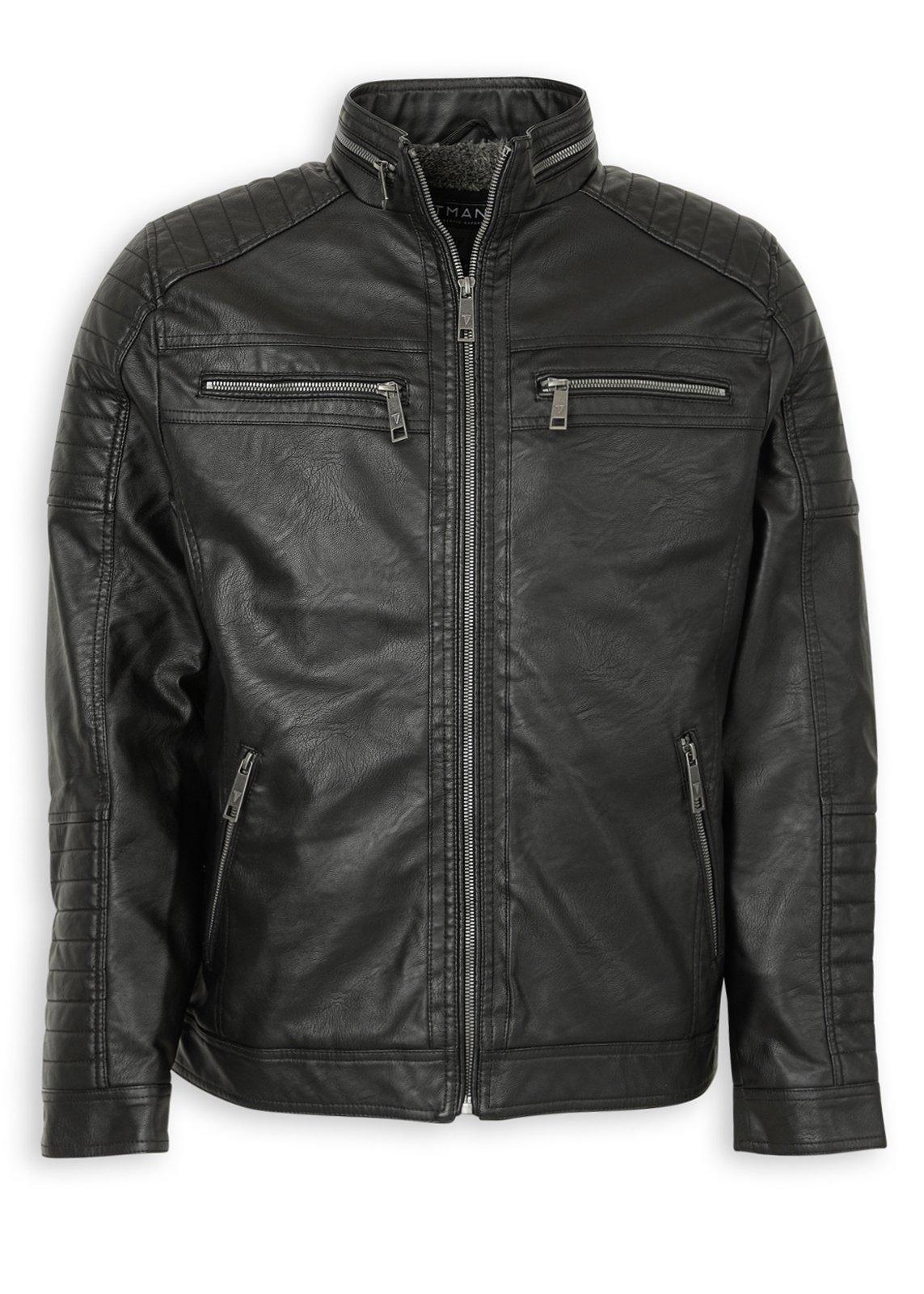Black Biker Jacket (3234631) | Truworths Man