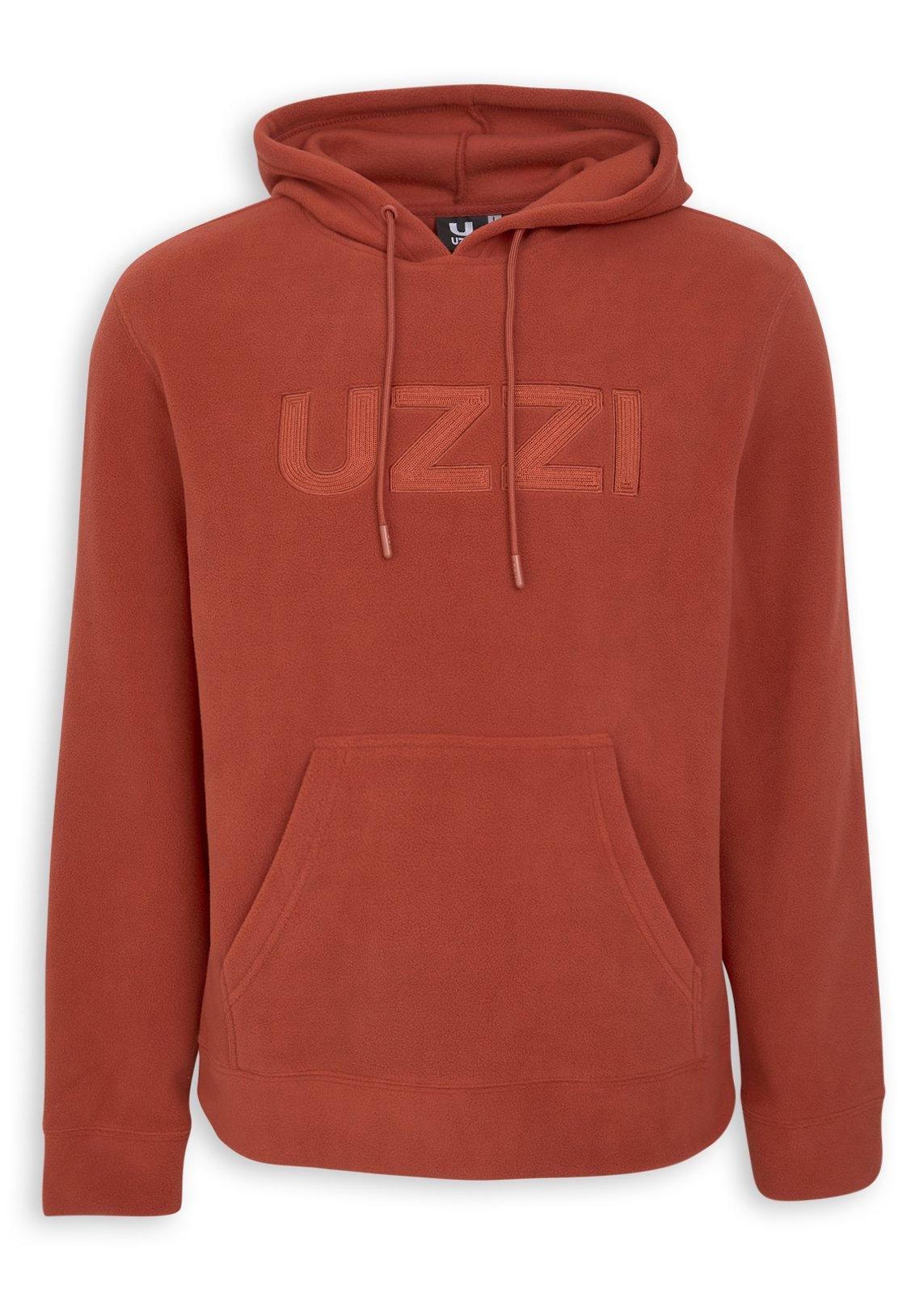 Orange Branded Hoodie (3234848) | UZZI