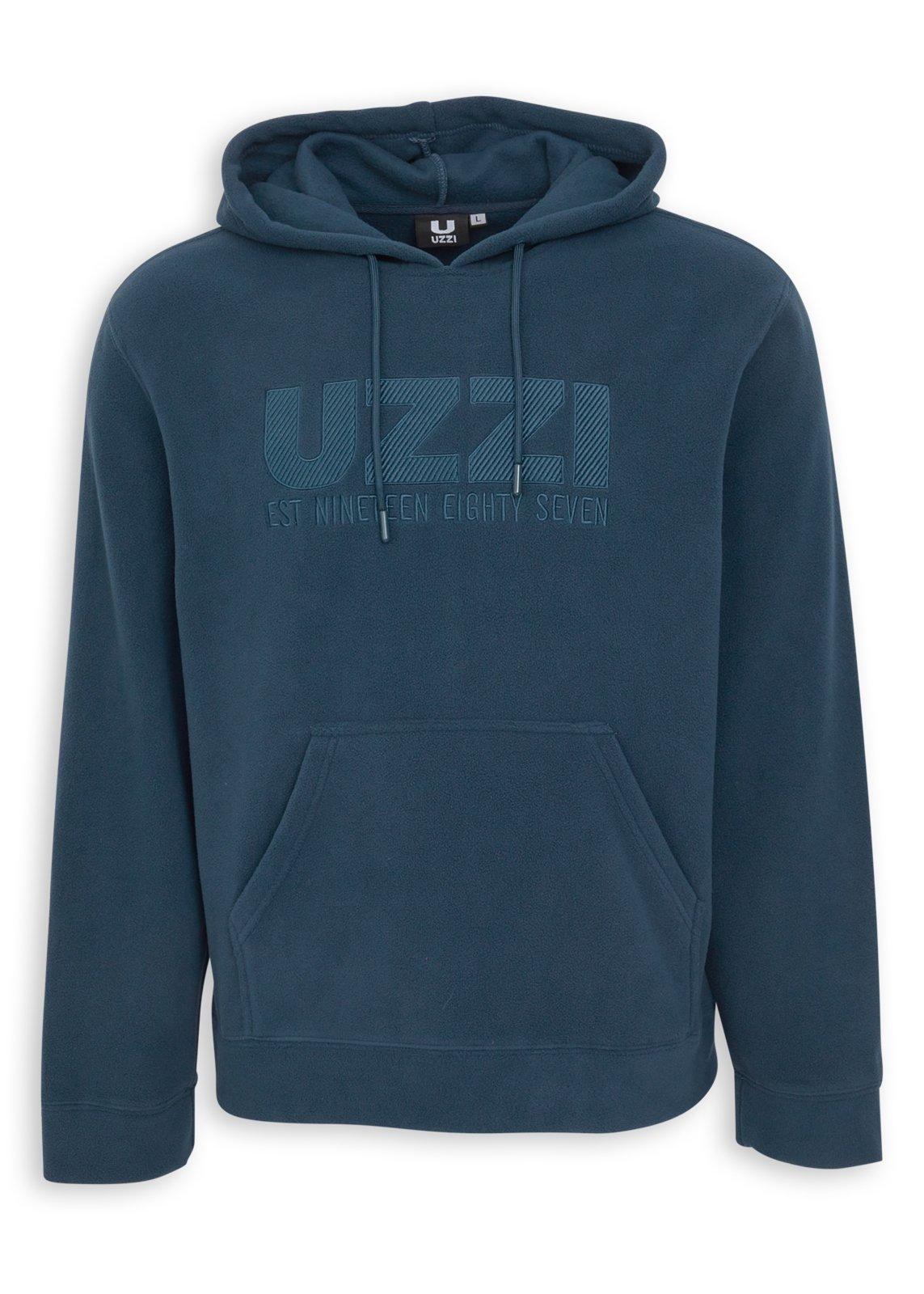 Blue Branded Hoodie (3234861) | UZZI