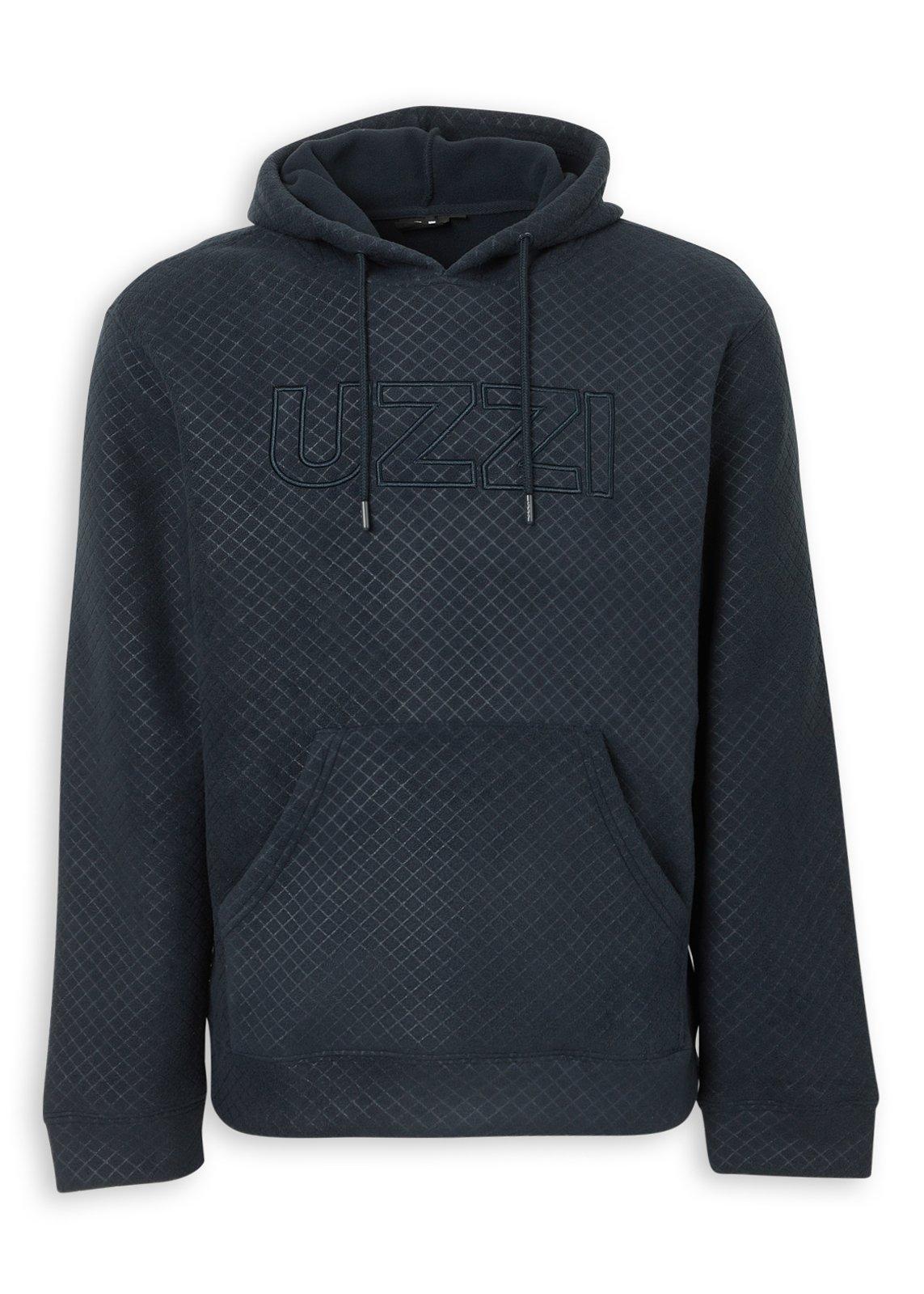 Navy Branded Hoodie (3234873) | UZZI
