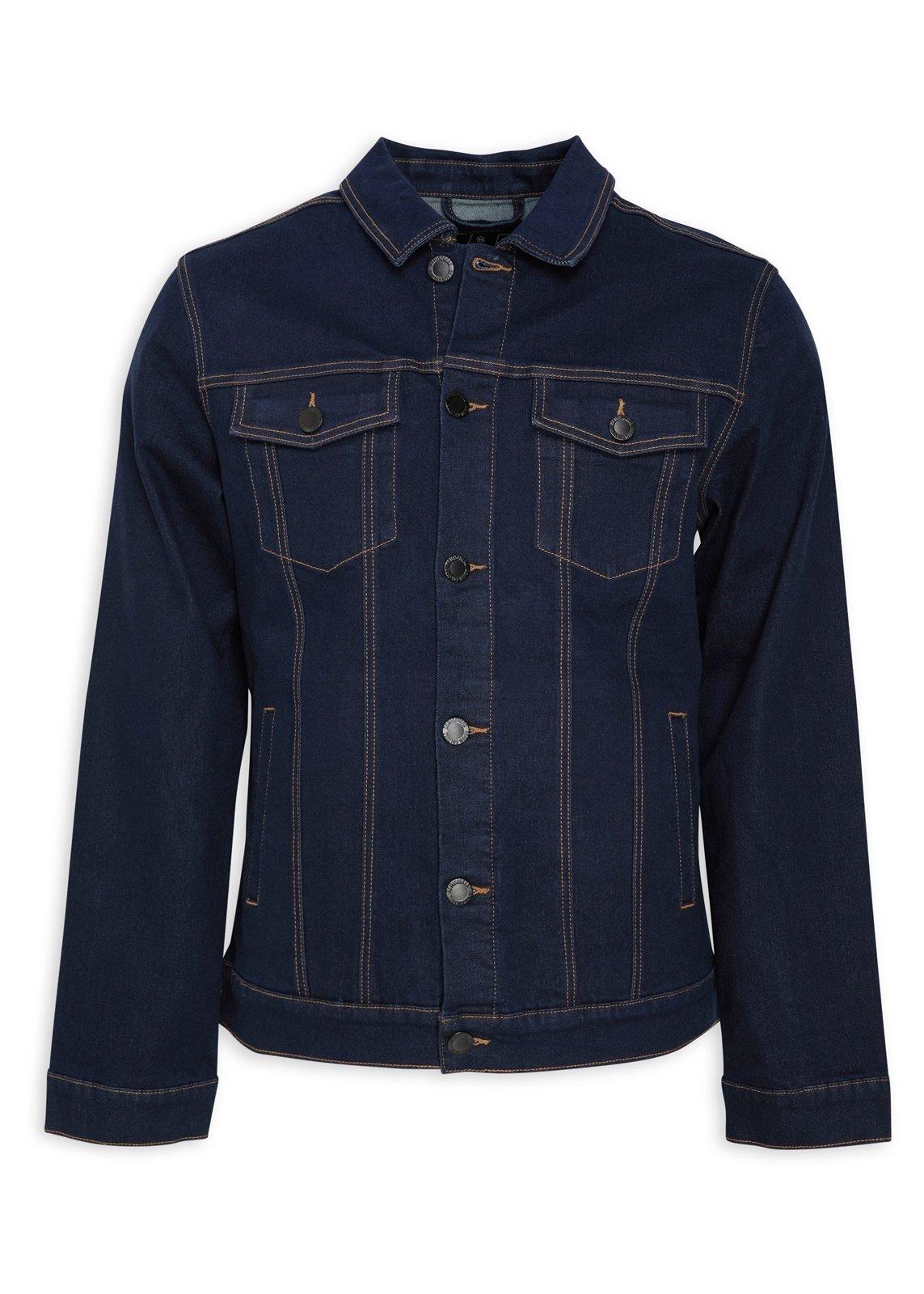 Indigo Denim Trucker Jacket (3235440) | Hemisphere
