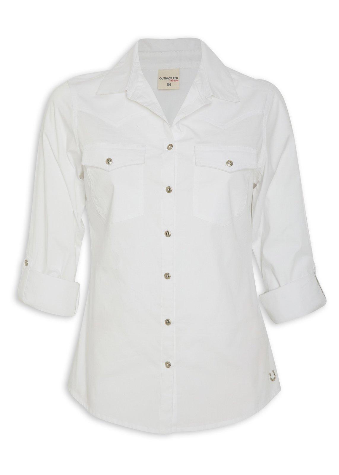 White Fitted Shirt (3235618) | TRS