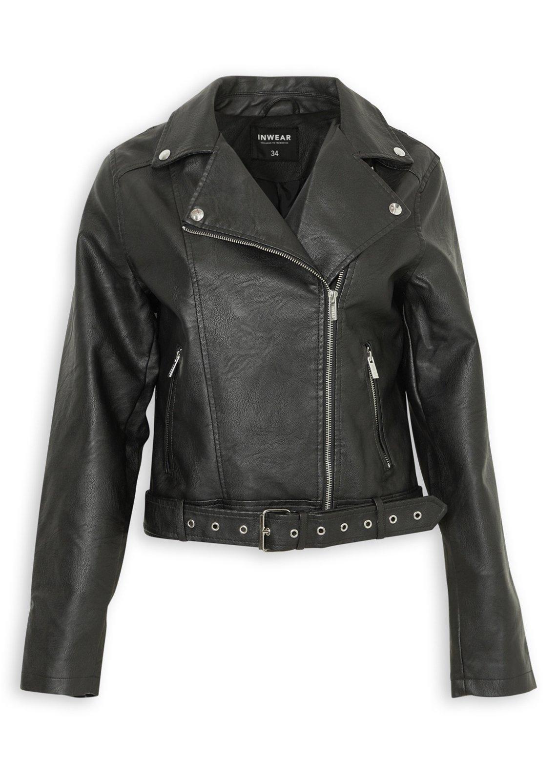 Black Biker Jacket (3235621) | Inwear