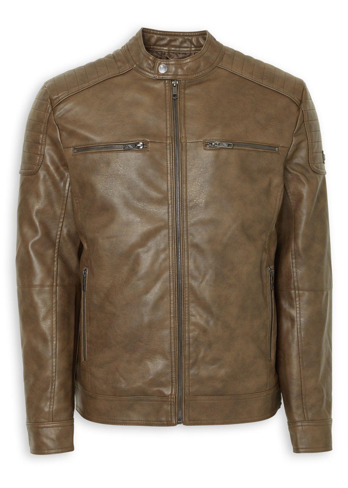 Brown Biker Jacket (3235728) | Daniel Hechter