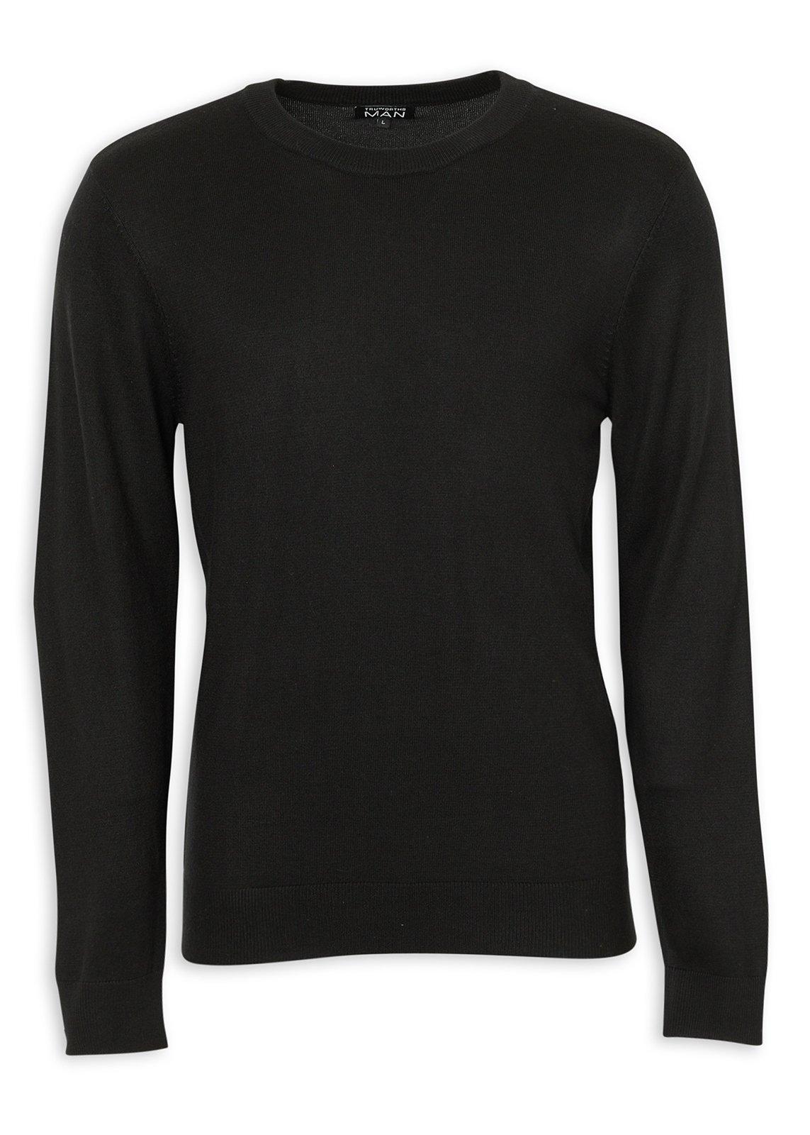 Black Knit Sweater (3236422) | Truworths Man
