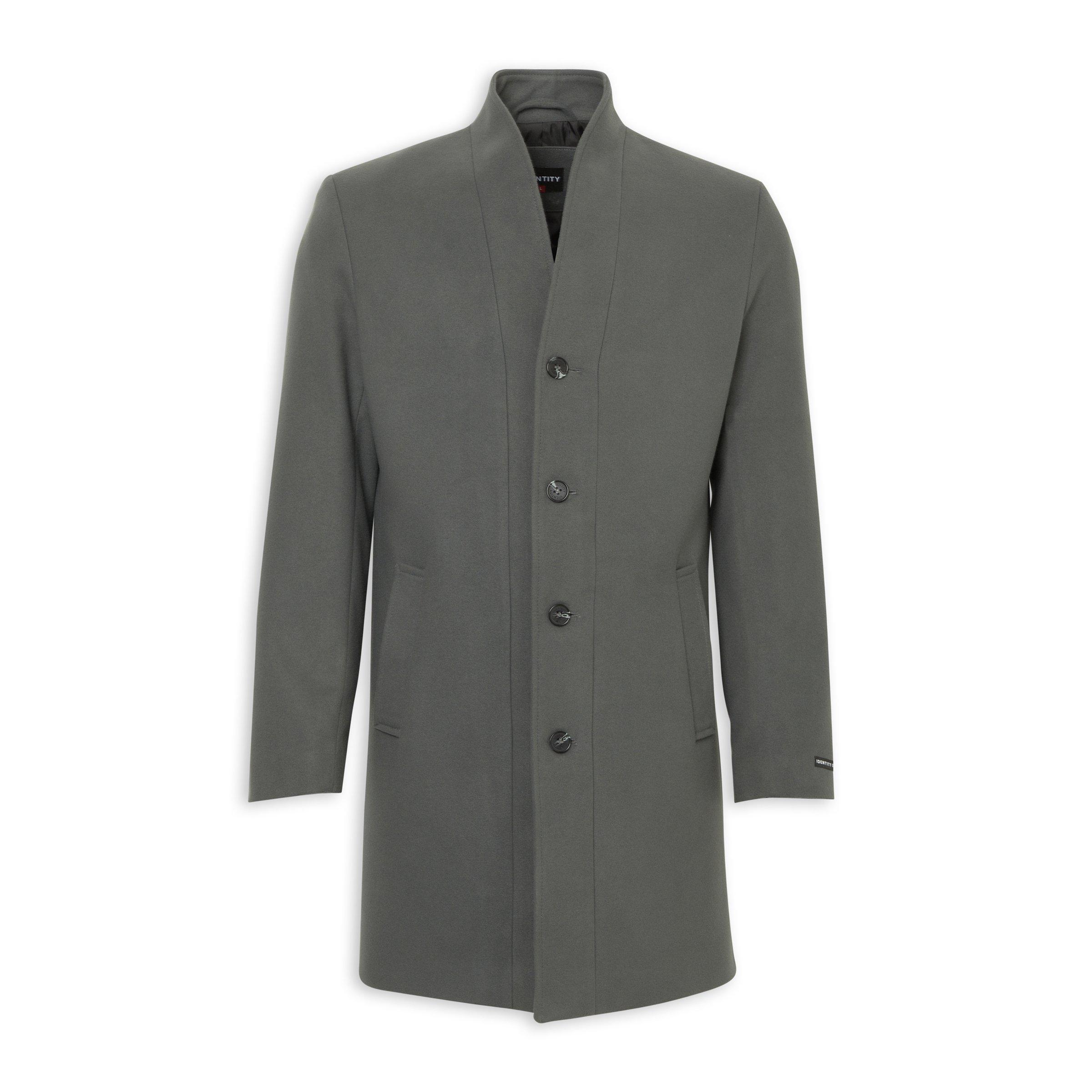 新品　na.e Traditional Melton Coat Grey Melton Coat (3236444) | Identity