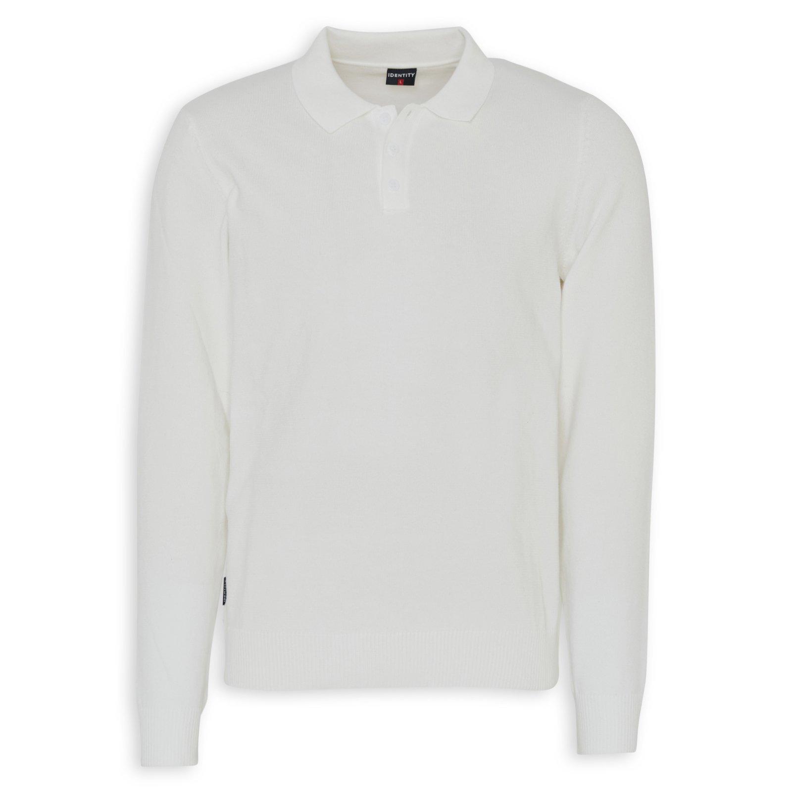 Milk Button Up Golfer Top (3236463) | Identity