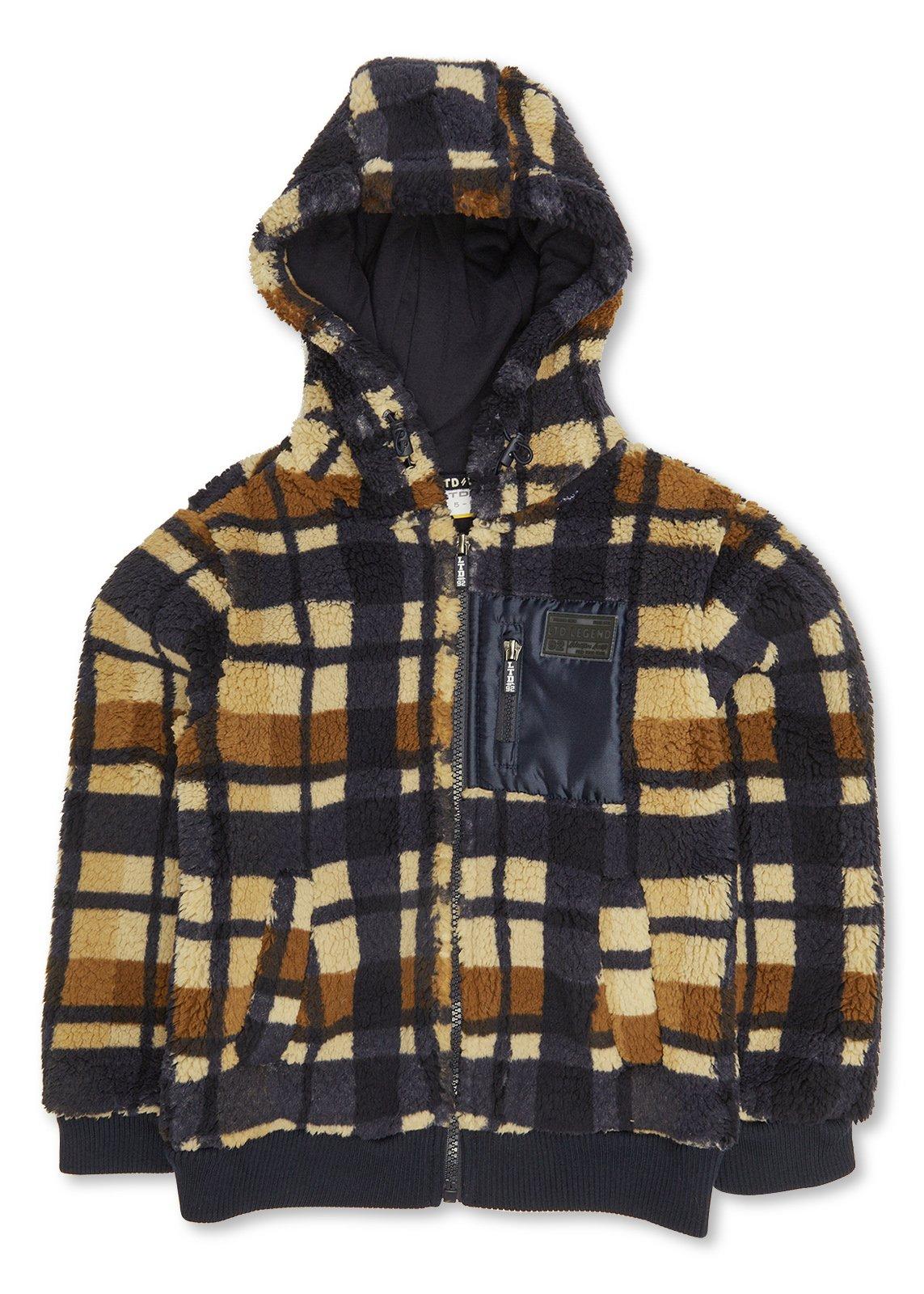 Kid Boys Beige Check Jacket (3236755) | LTD Kids