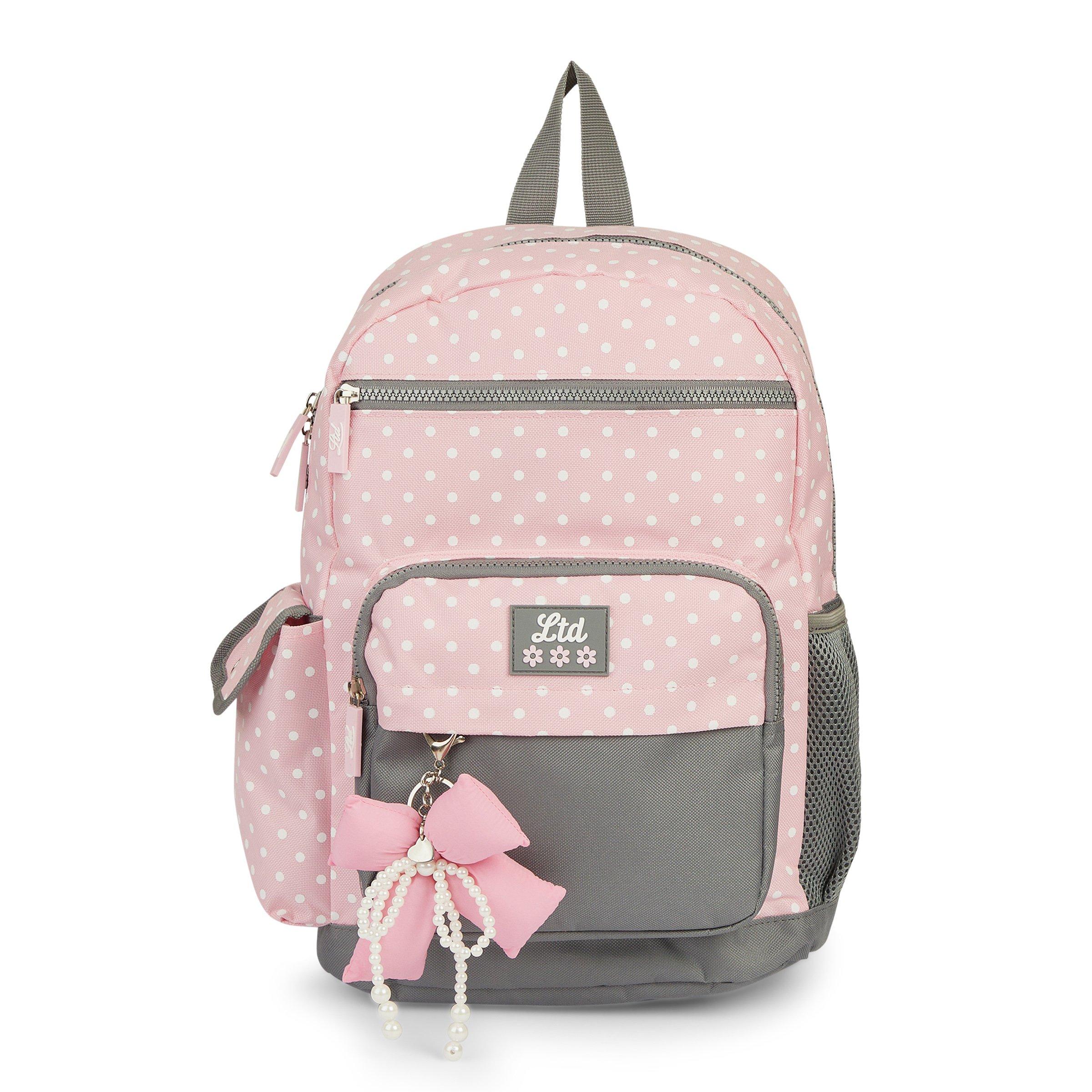 Girls Pink Spot Backpack (3237620) | LTD Kids