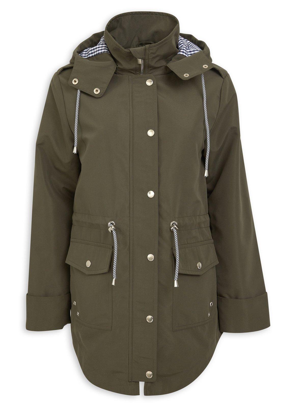 Fatigue Green Hooded Parka (3238032) | Daniel Hechter