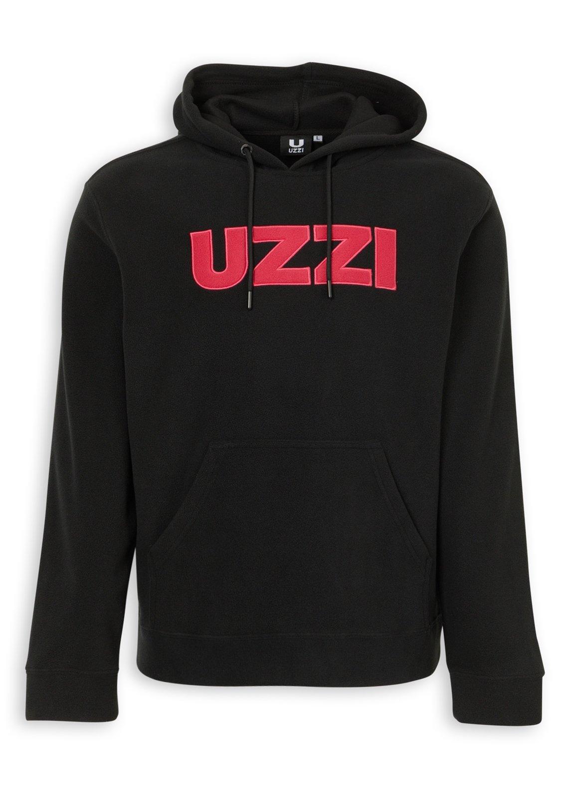 Black Branded Hoodie (3238579) | UZZI