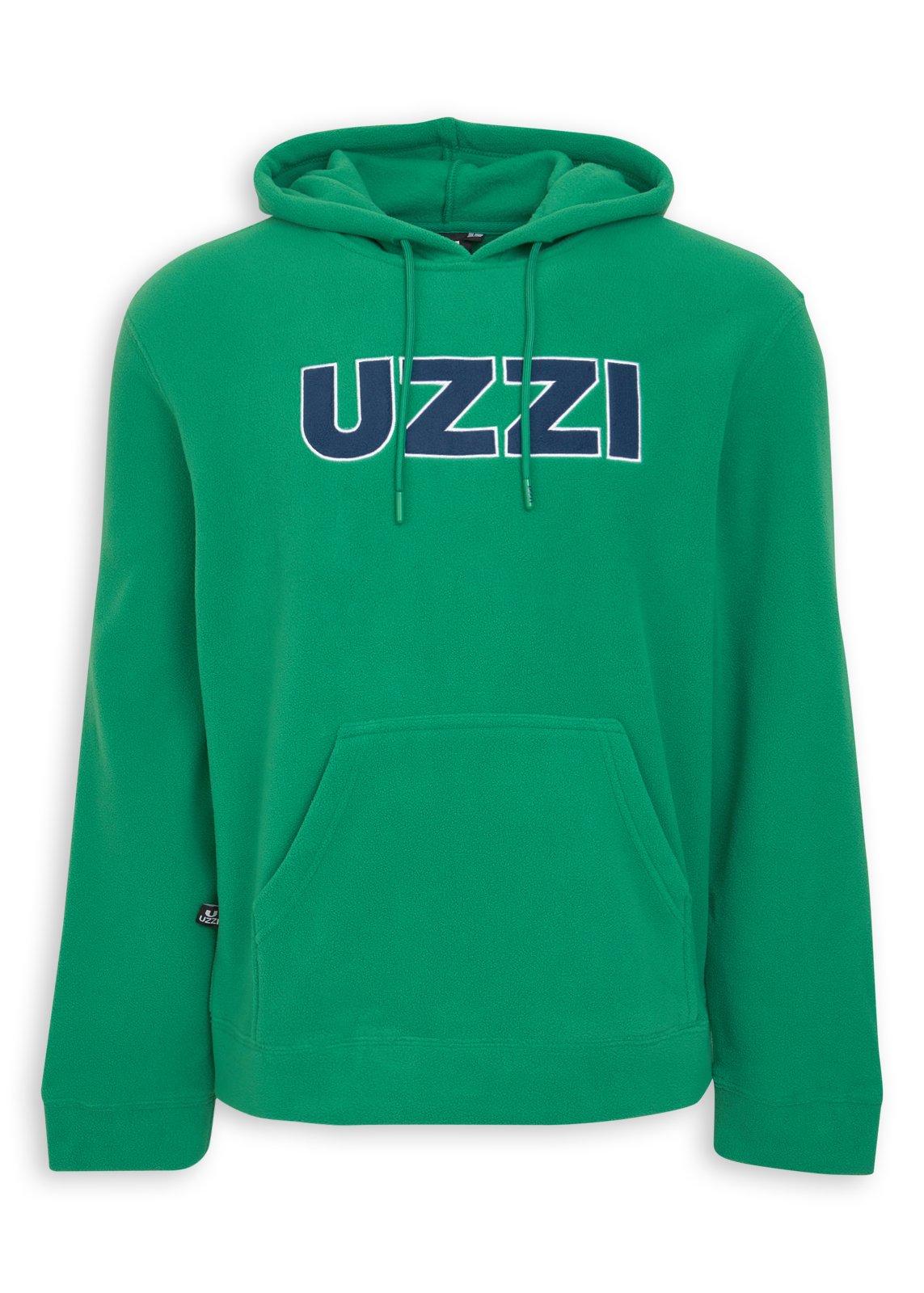 Green Branded Hoodie (3238581) | UZZI