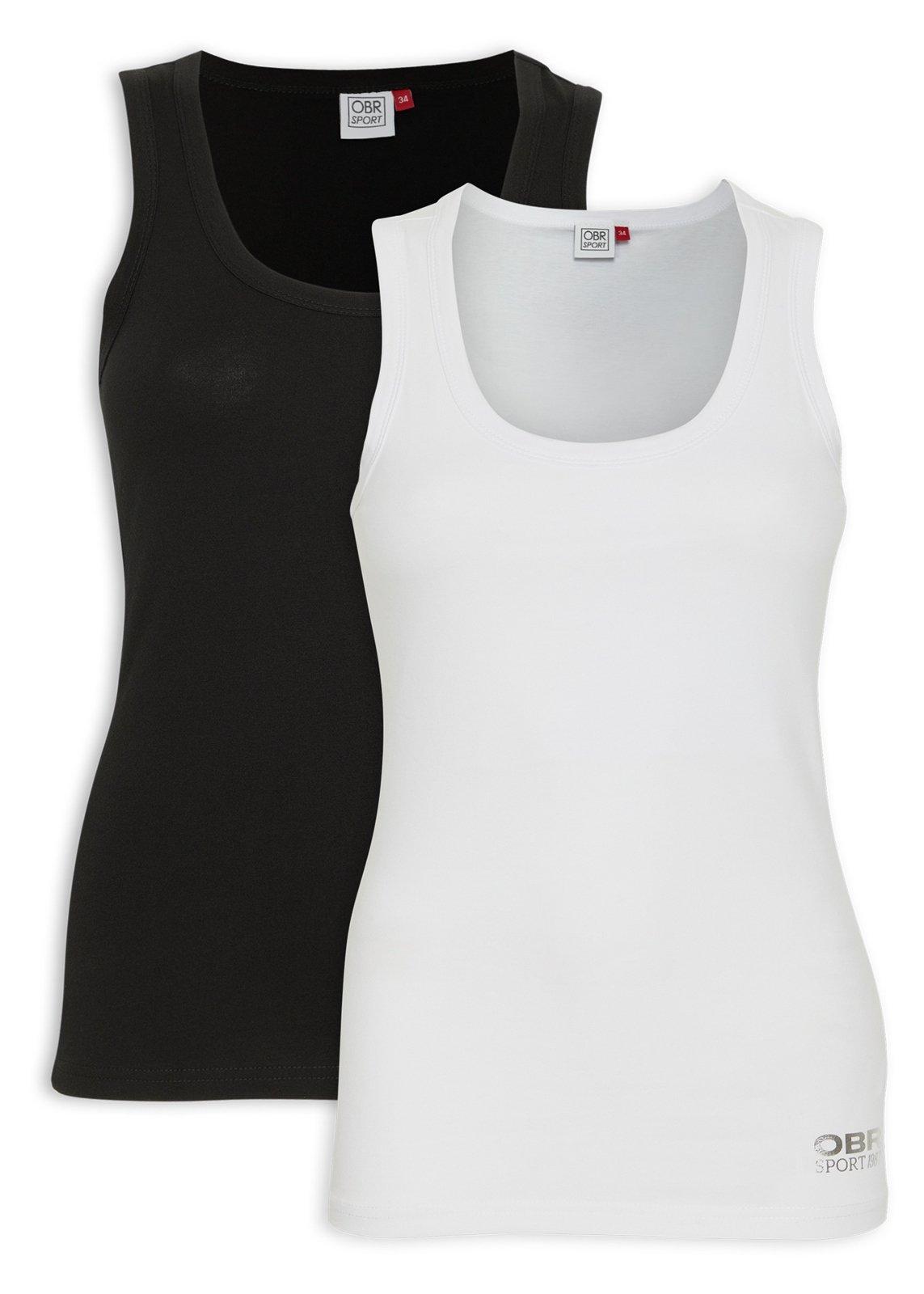 2-pack Black and White Vest Tops (3238669) | OUTBACK RED