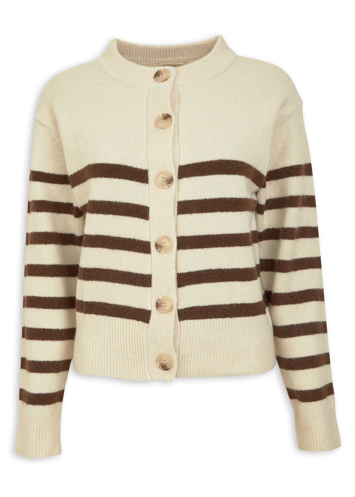 【Andequal】bicolor 2way knit Merino Blend Double Knit Collared Cardigan | Woolworths.co.za