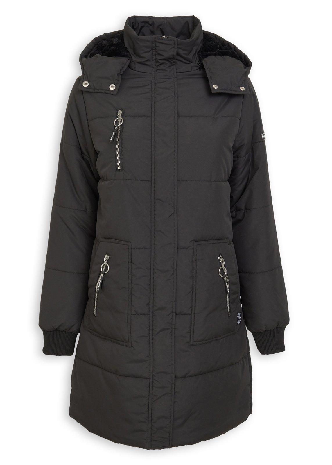 Black Long Puffer Jacket (3239160) | Hey Betty
