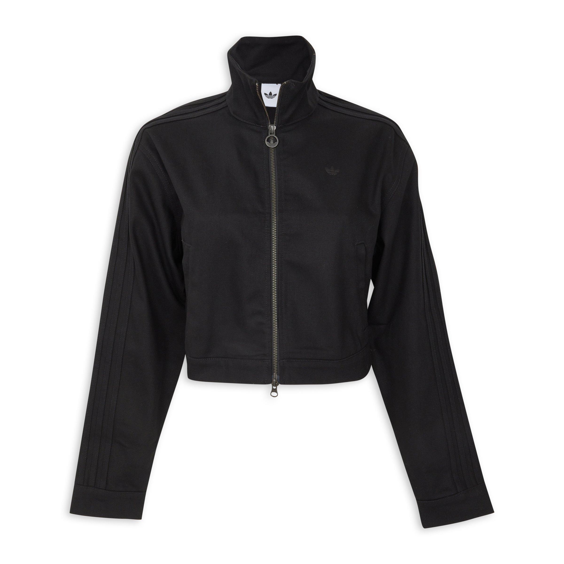 トップス rrrrrrrrrr Black Firebird Twill Crop Track Top (3239439) | Adidas