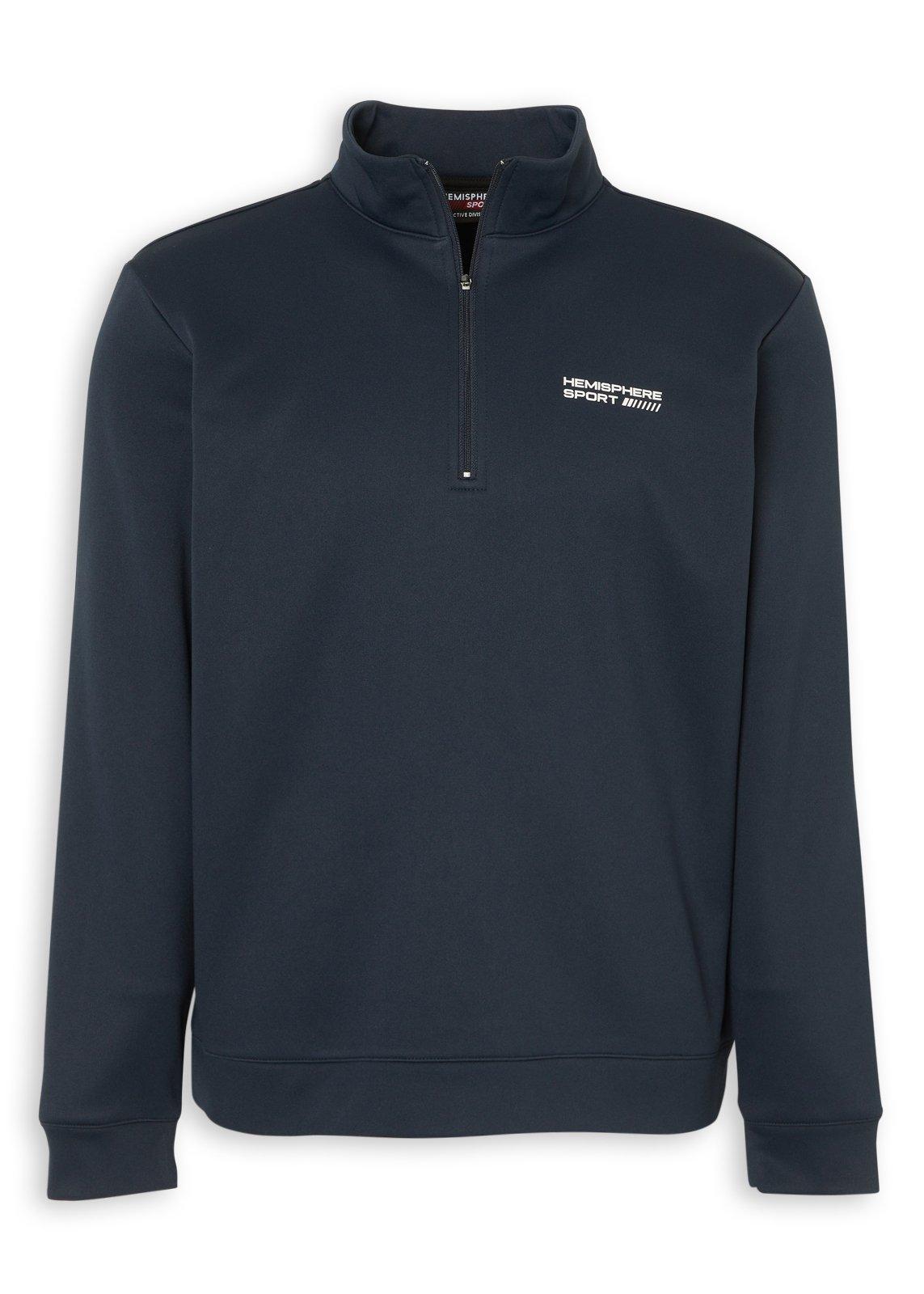 Navy Quarter-zip Sweatshirt (3239656) | Hemisphere Sport Navy Quarter-zip Sweatshirt (3239656) | Hemisphere Sport