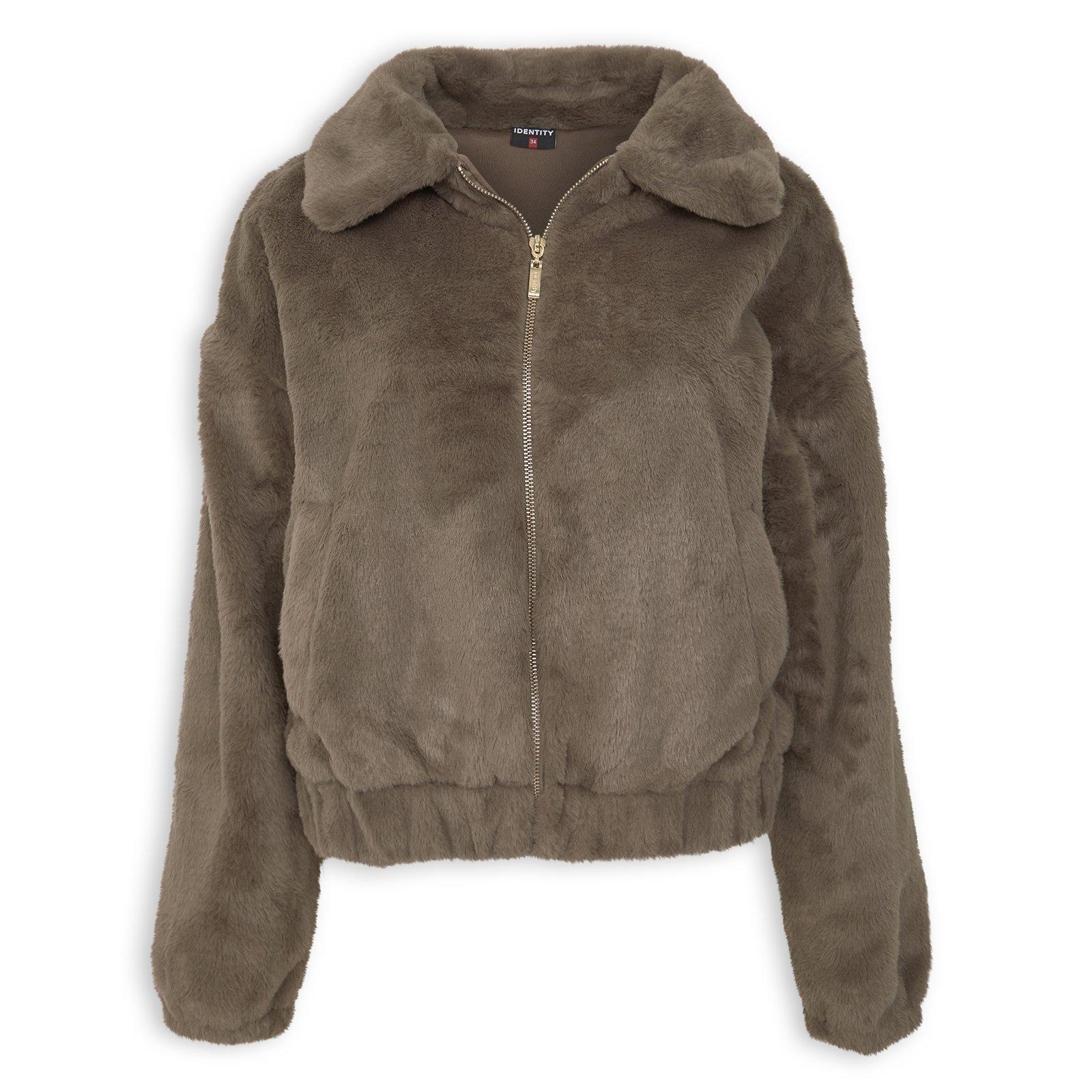 treat urself Retro lace jacket ベージュ Taupe Zip Through Jacket (3239879) | Identity