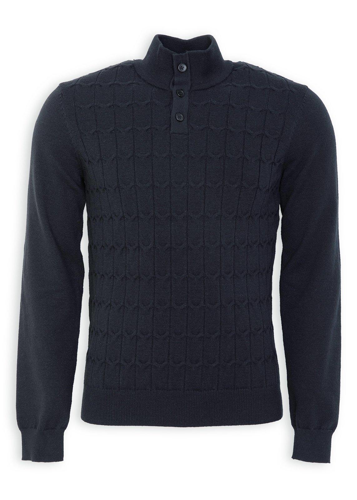 Black Knit Sweater (3240153) | Truworths Man