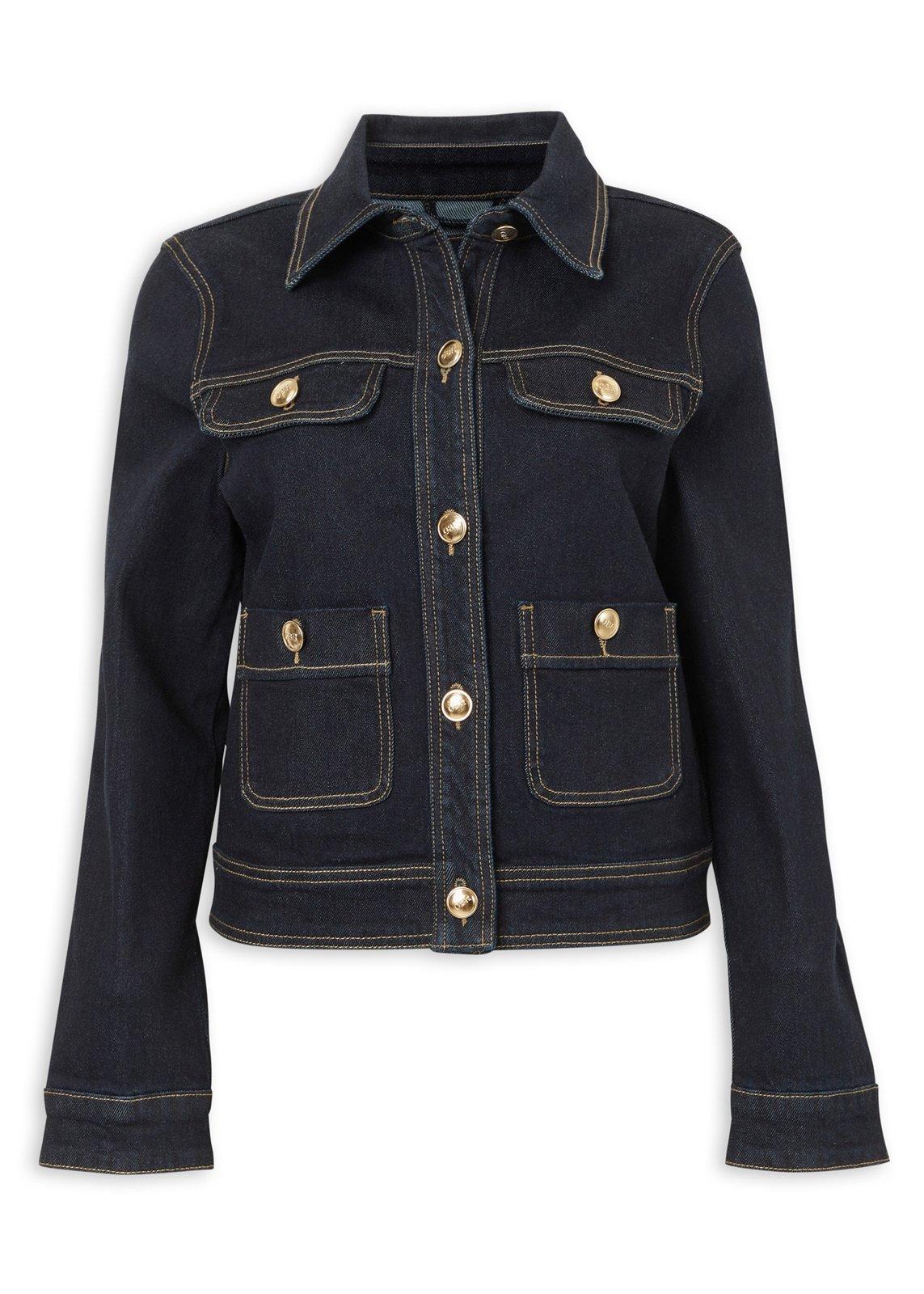 Dark Indigo Denim Utility Jacket (3240496) | OUTBACK RED