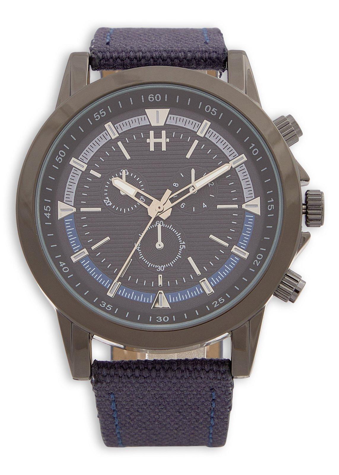 Hemisphere Navy Canvas Strap Watch (3240945) | Hemisphere
