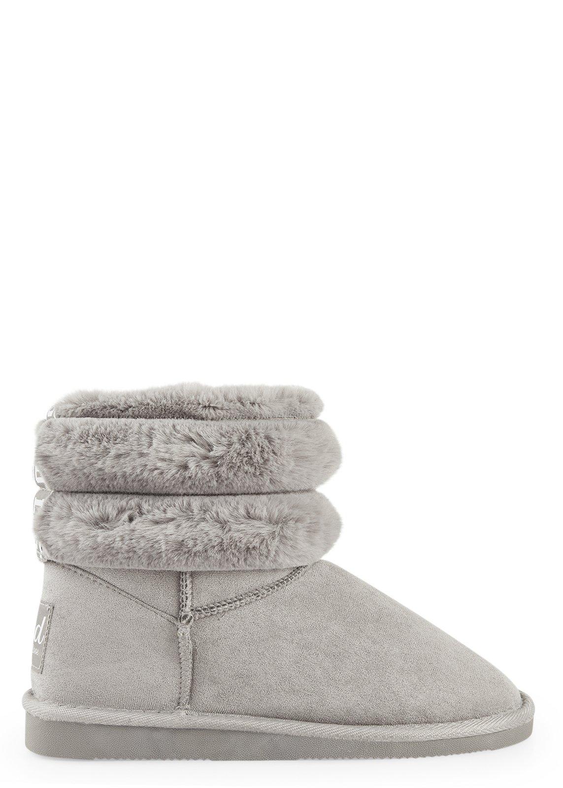 Girls Grey Snug Boots (3241851) | LTD Kids