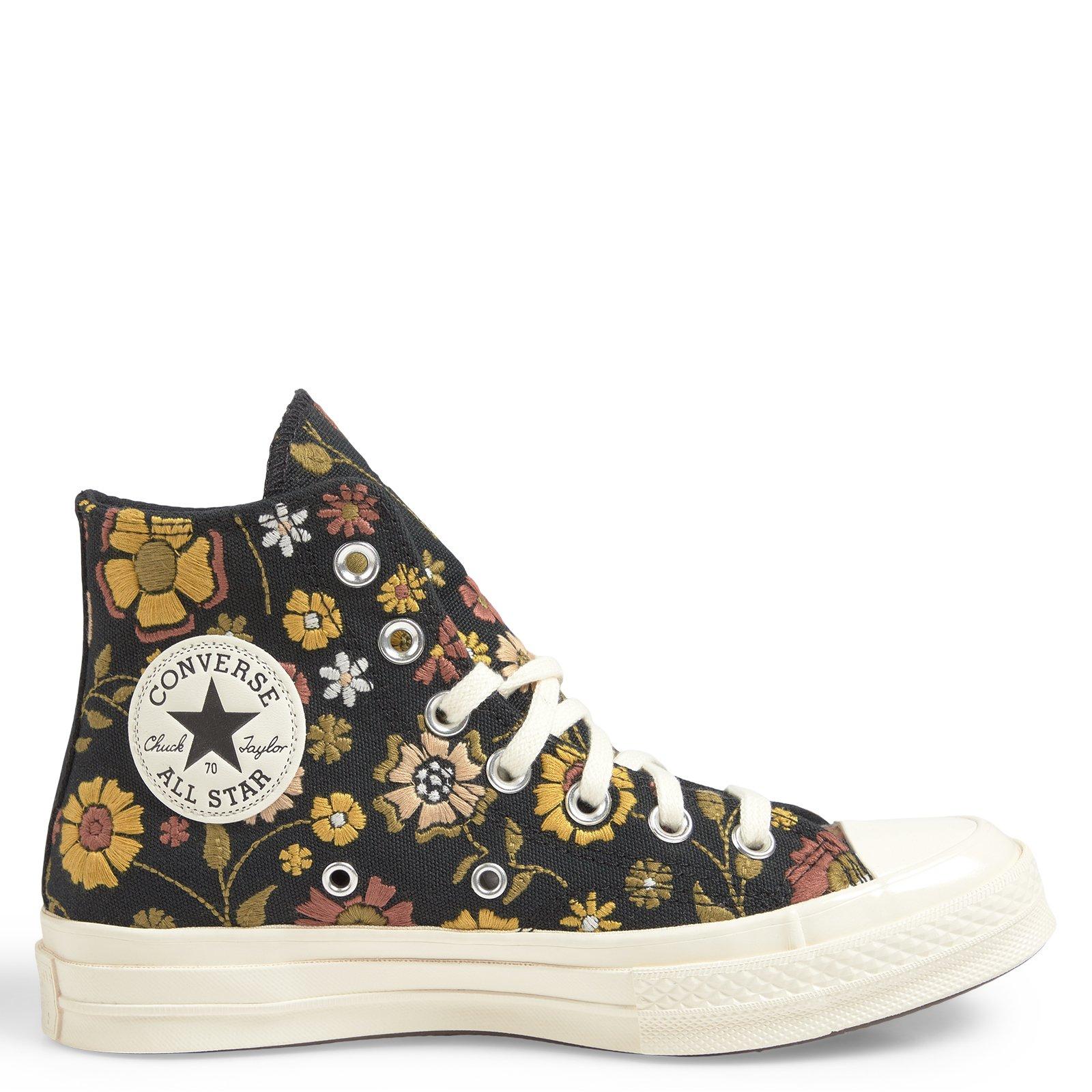 Black Chuck 70 Retro Floral Sneakers (3242264) | Converse