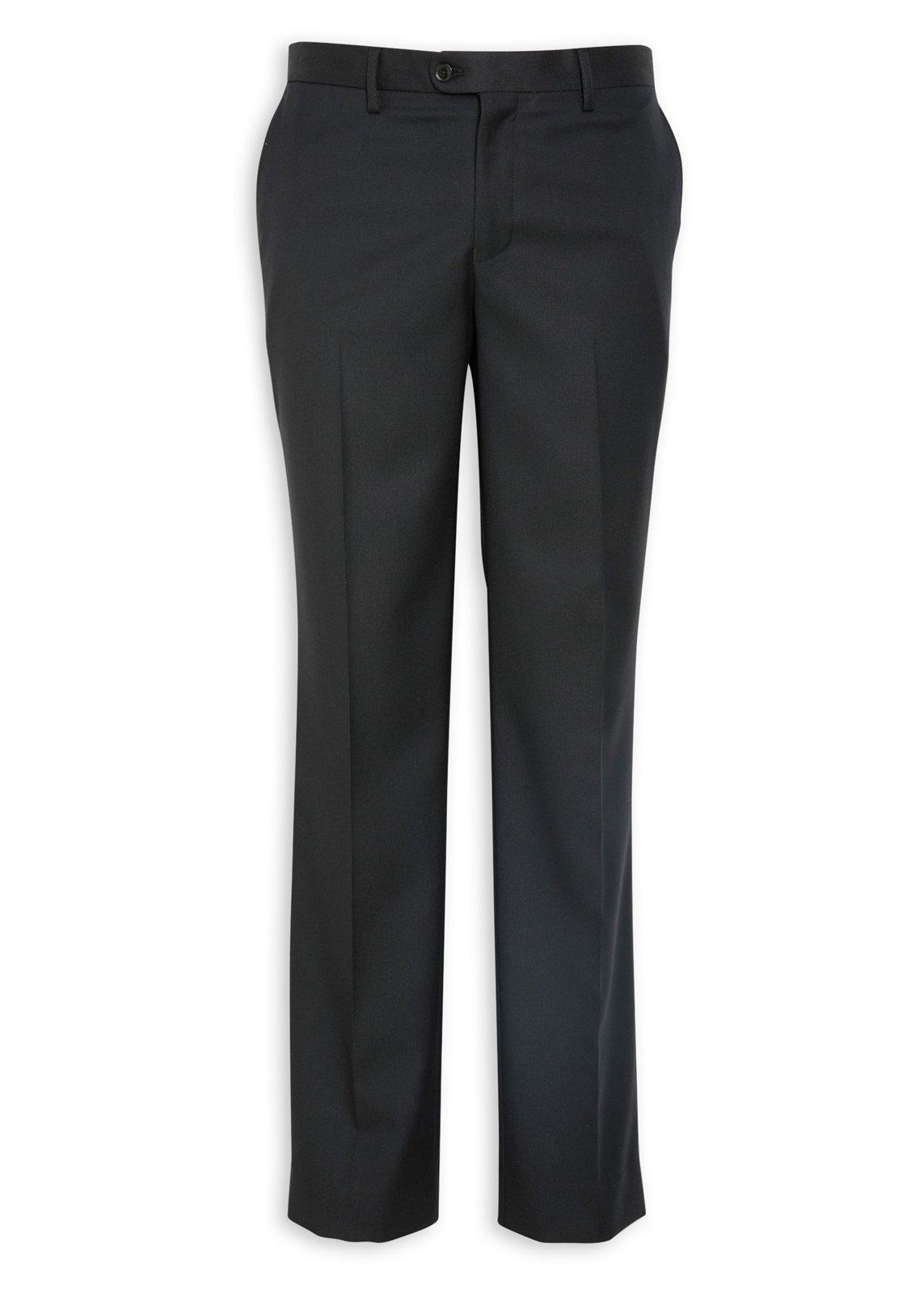 Black Regular Fit Pants (3242410) | Daniel Hechter