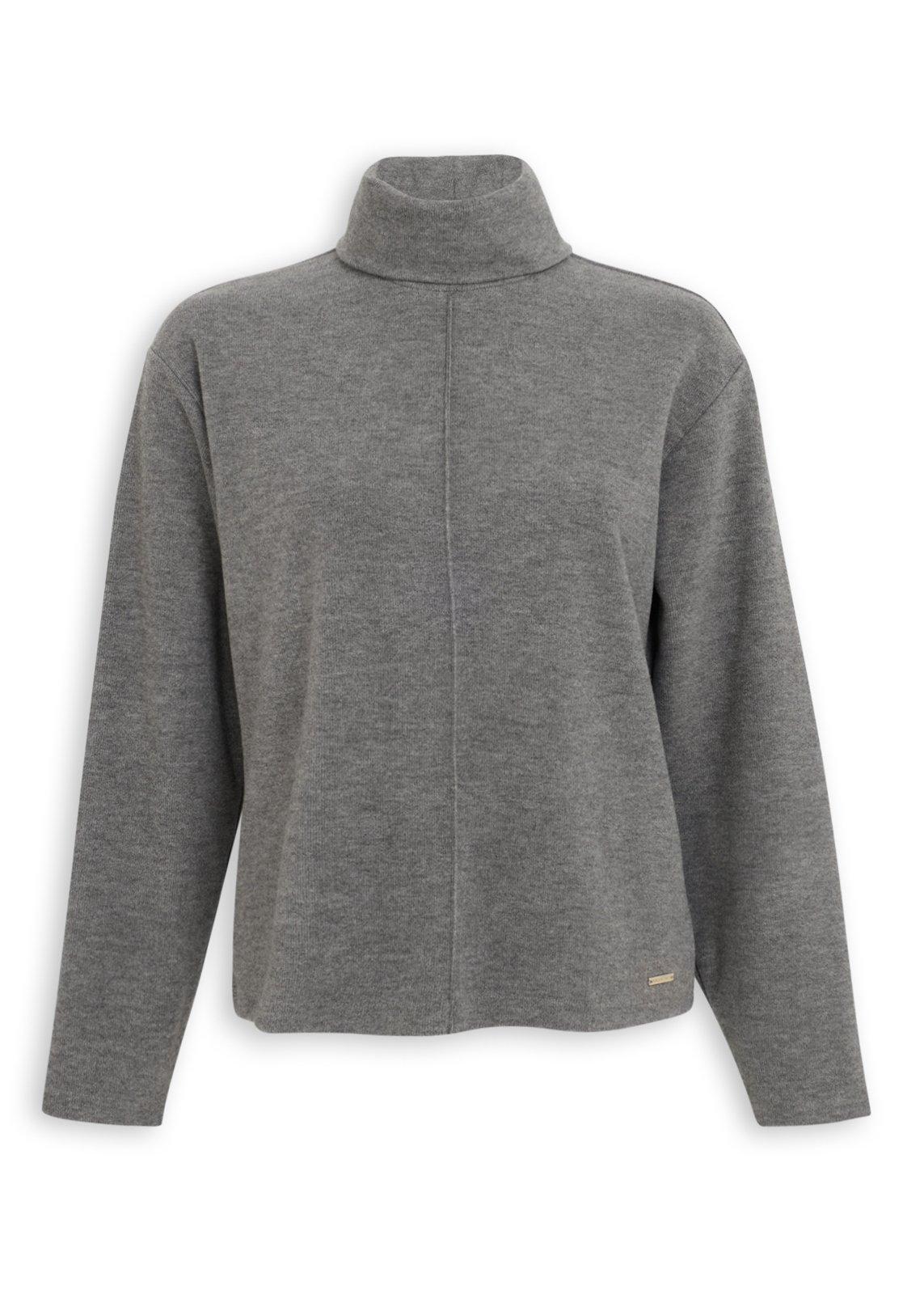 Grey Turtleneck Knit Top (3242448) | Daniel Hechter