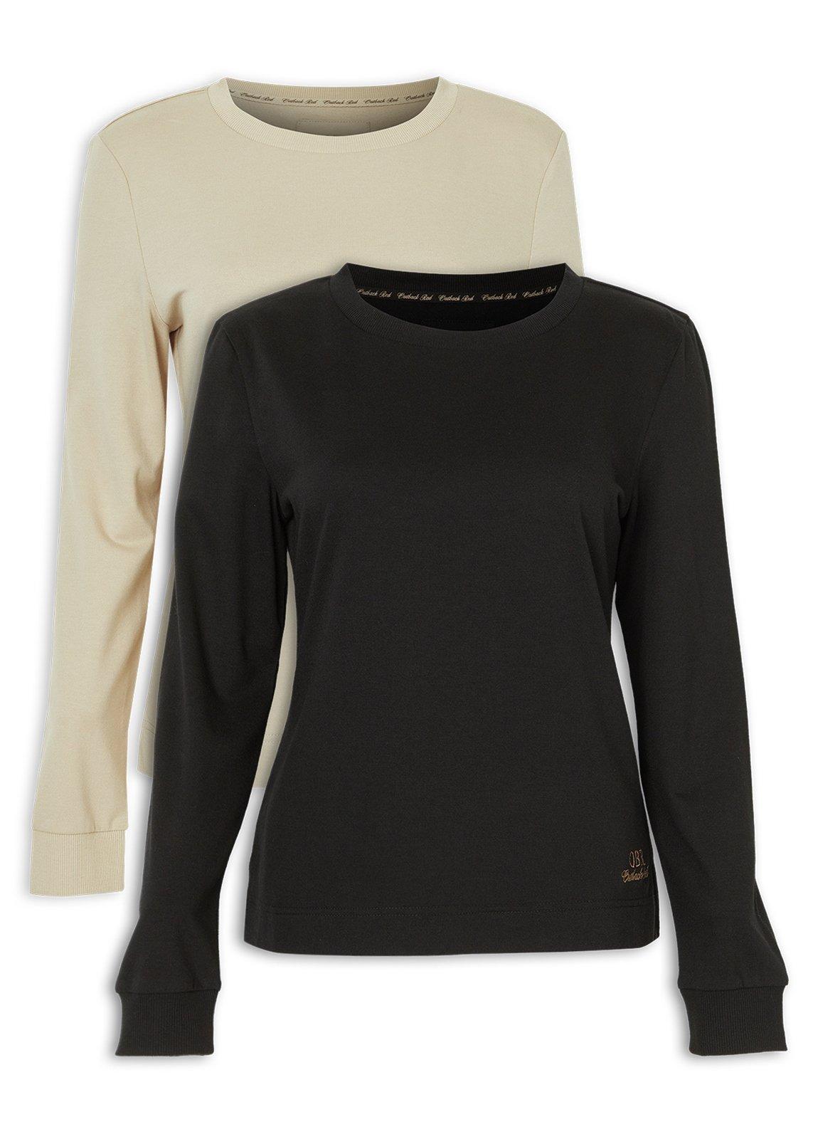 Black & Beige 2-Pack Tops (3242825) | OUTBACK RED
