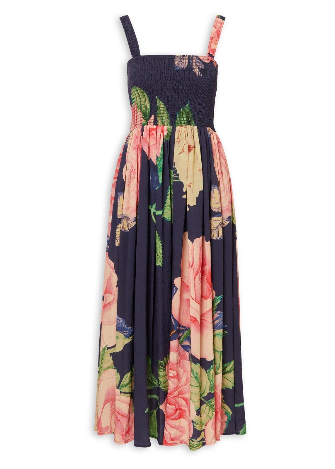 Floral Wide Strap Dress 3242923 Truworths floral-wide-strap-dress-3242923-truworths