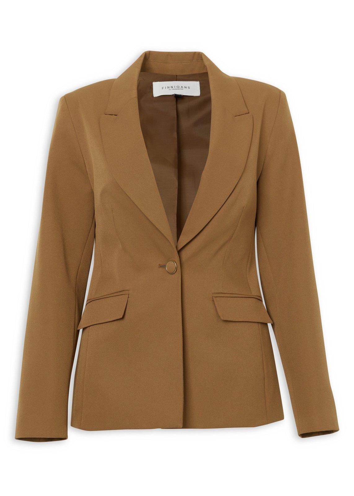 Camel Single-Button Blazer (3243151) | Finnigans