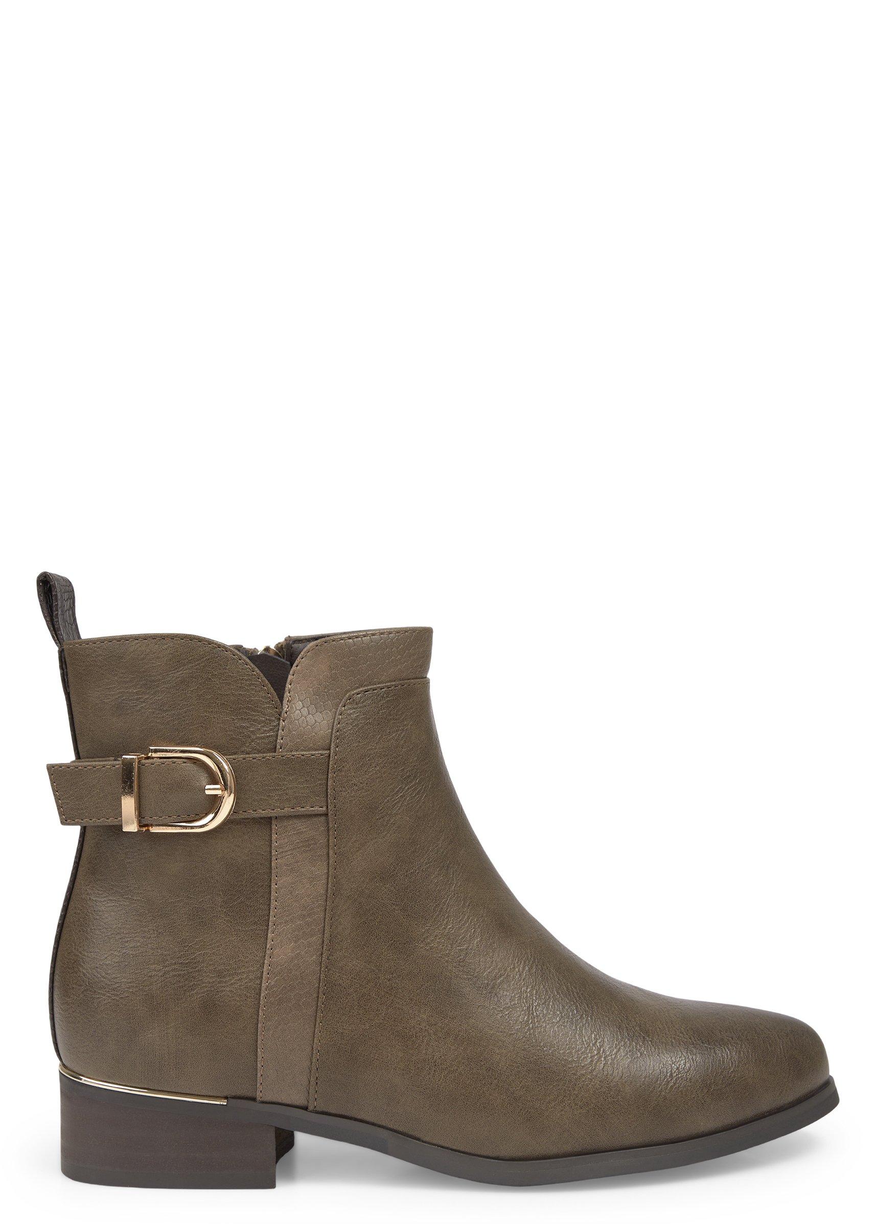 Mocha Ankle Buckle Boot (3243170) | Truworths