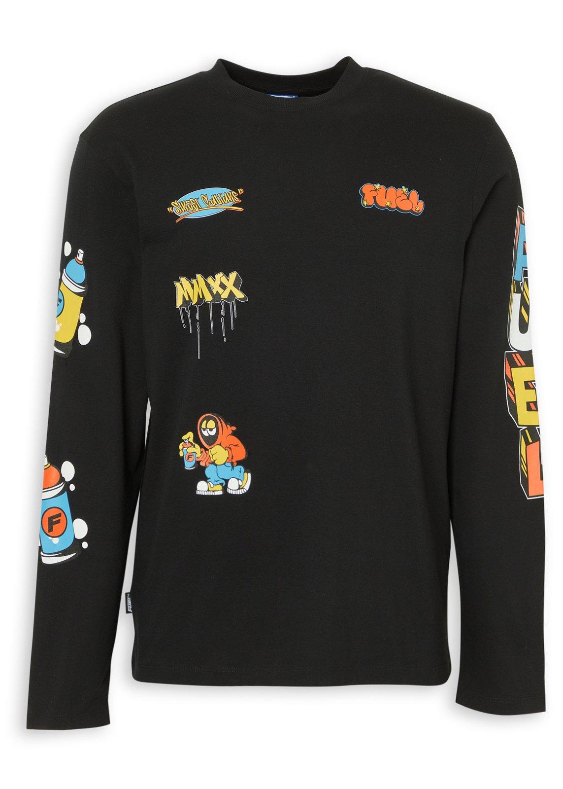 Black Graphic T-shirt (3243506) | Fuel