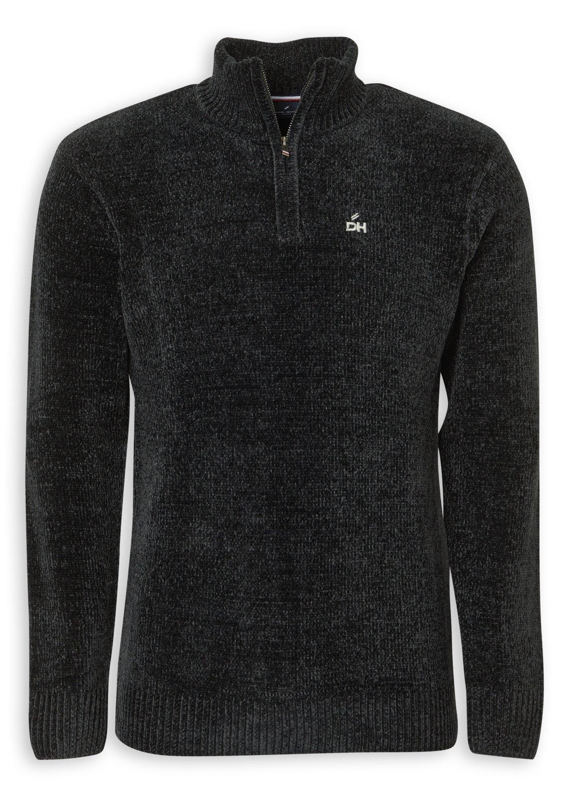 Grey Quarter-zip Knit Sweater (3243765) | Daniel Hechter