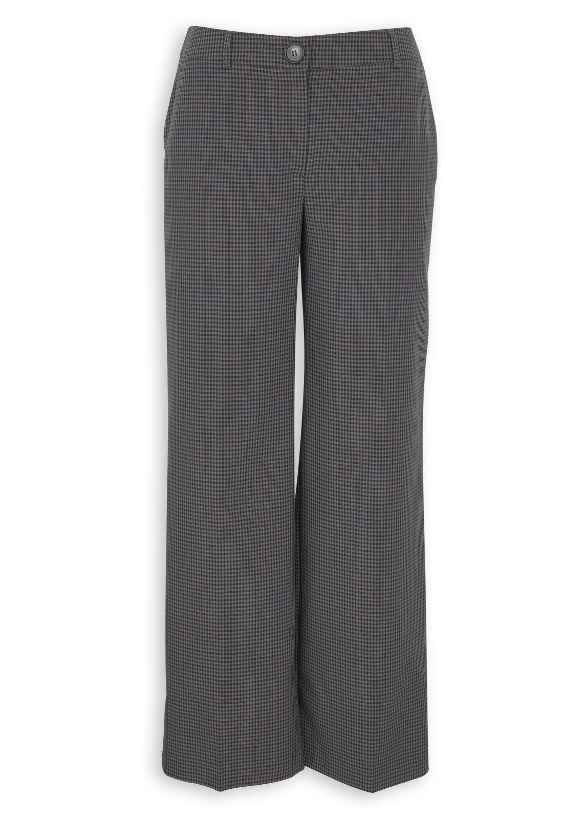 Grey Check Wide-Leg Pants (3243830) | Truworths