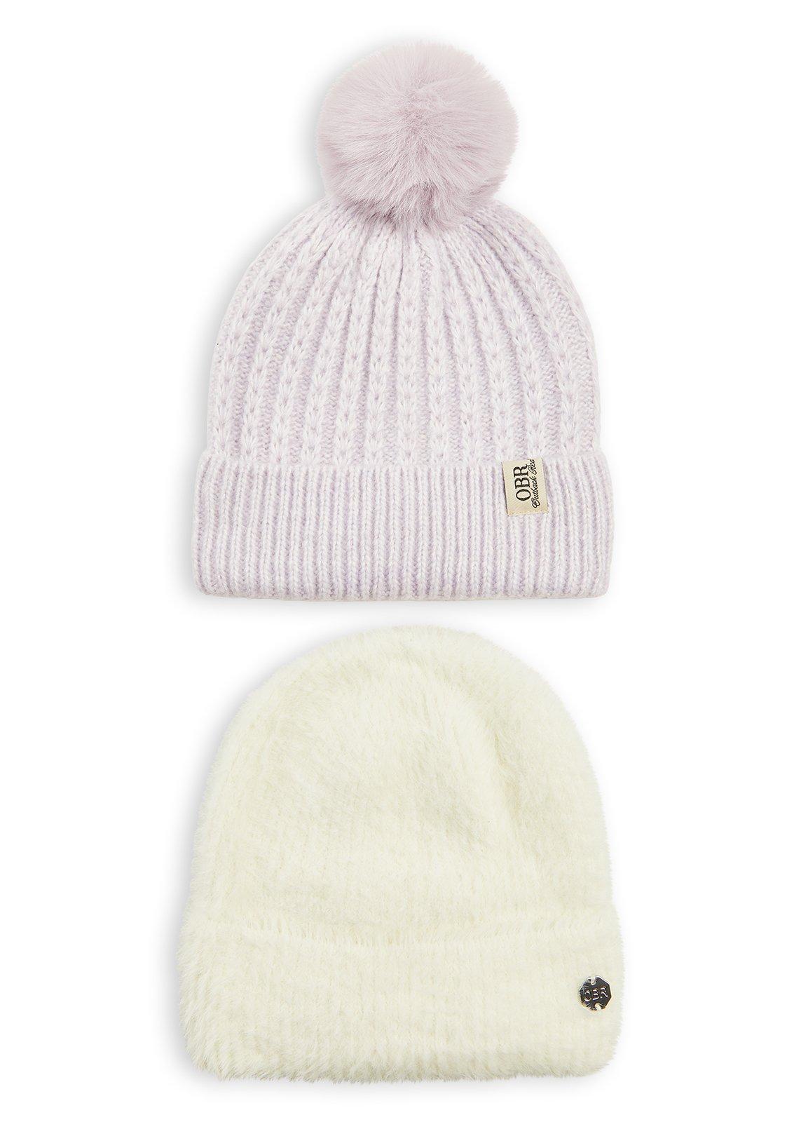 2-Pack Lilac & White Beanies (3243836) | OUTBACK RED