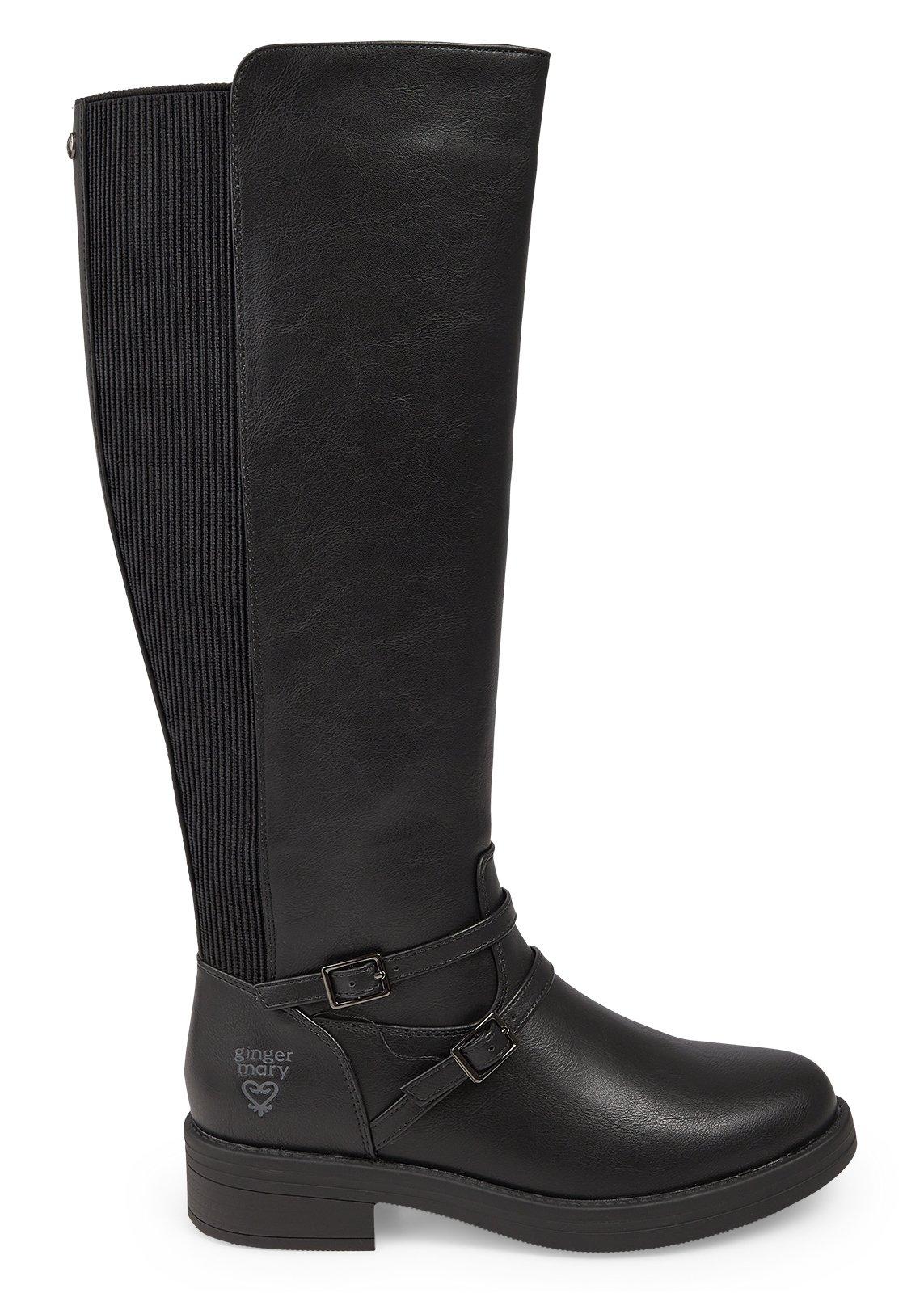 Black Knee High Rider Boot (3247733) | Ginger Mary