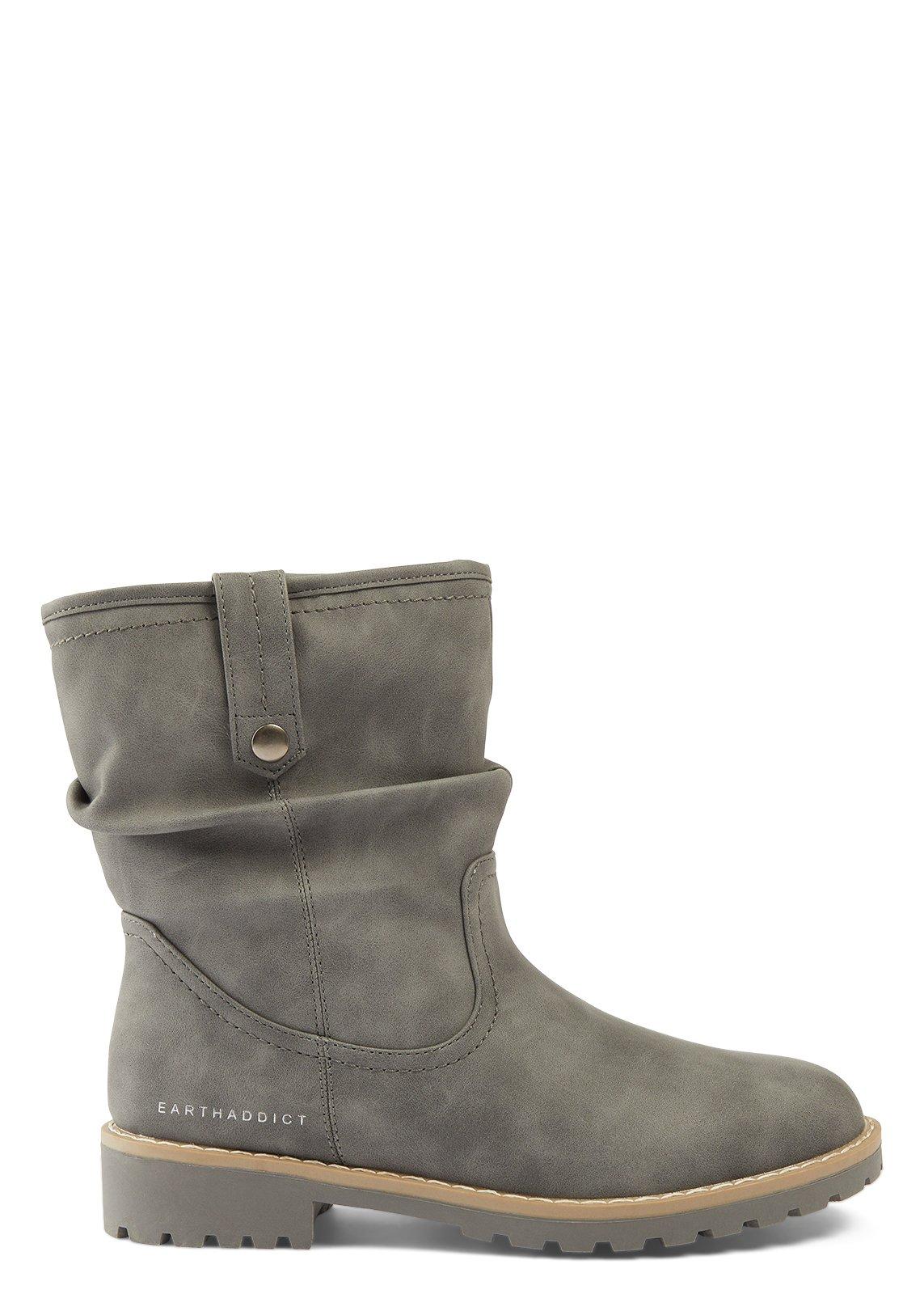 yet to come 　ラキドロ Grey Pull On Boot (3249093) | Earthaddict