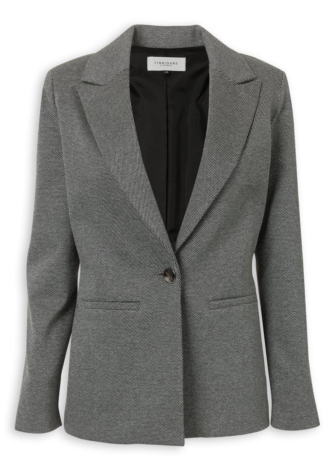 Charcoal Grey Blazer (3249204) | Finnigans